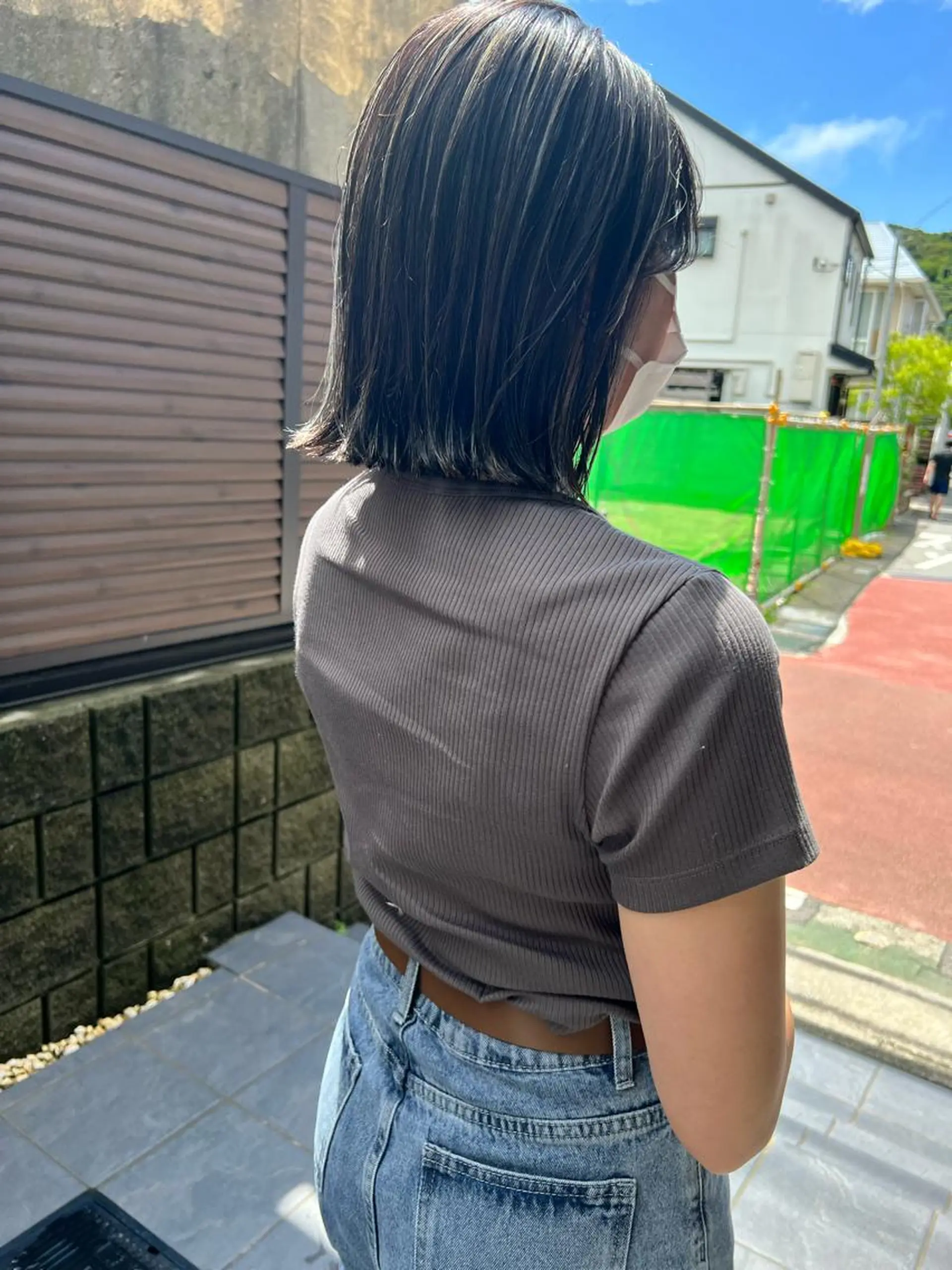 ミディアム カラー ミディアムパーマ /癖毛パーマのヘアスタイル