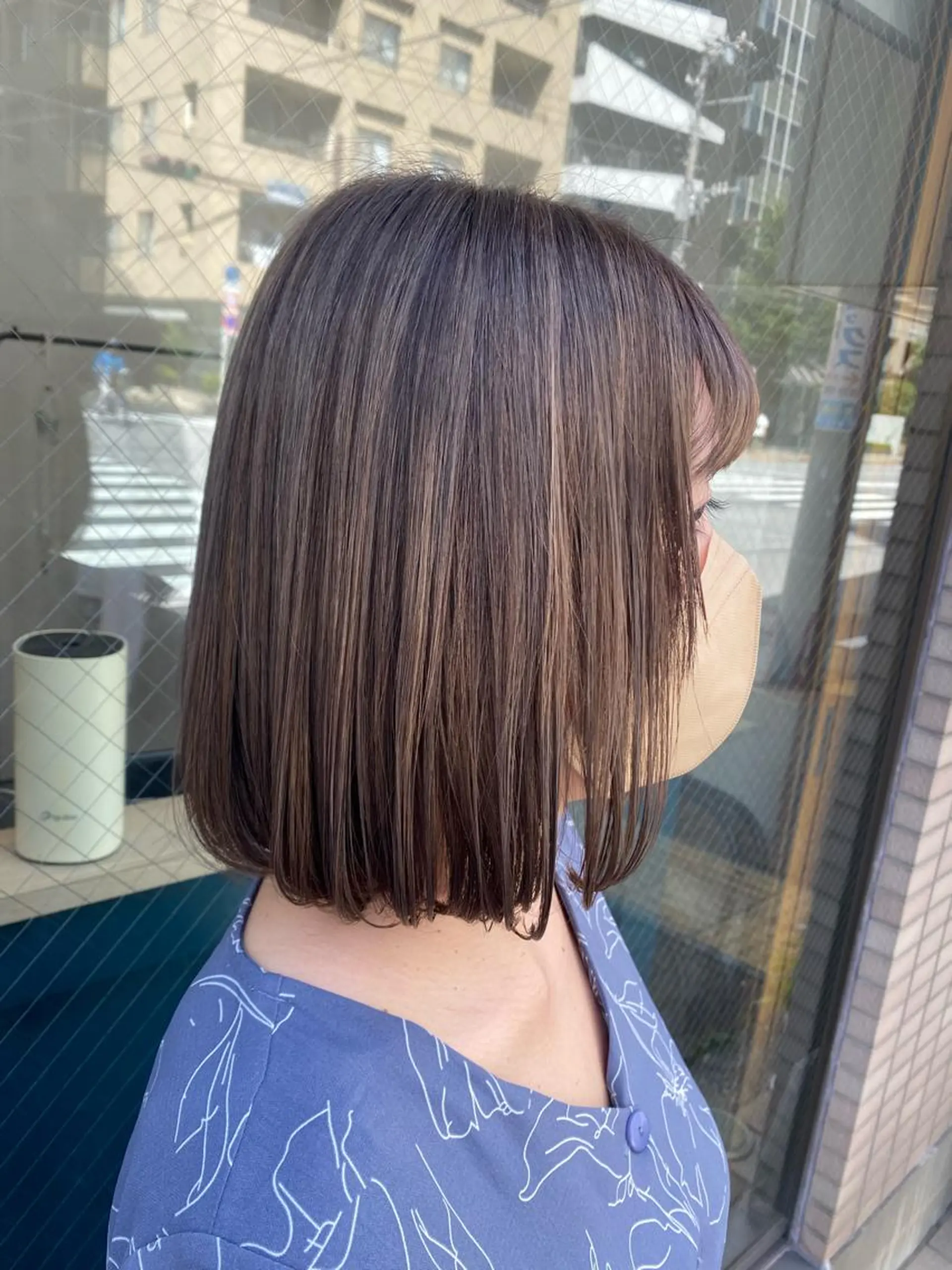 ミディアム カラー ベージュカラー グレージュ ️🫧押上️🫧はな 🫧まとまるショートのヘアスタイル