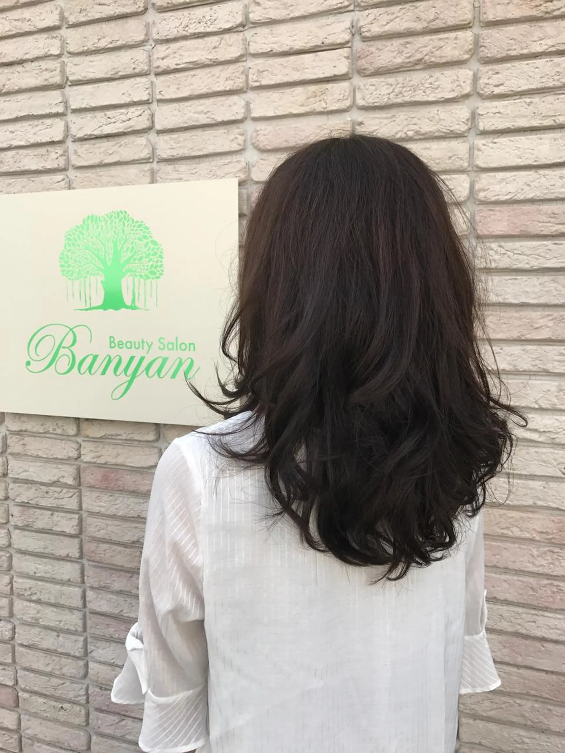 セミロング 落合 優太のヘアスタイル