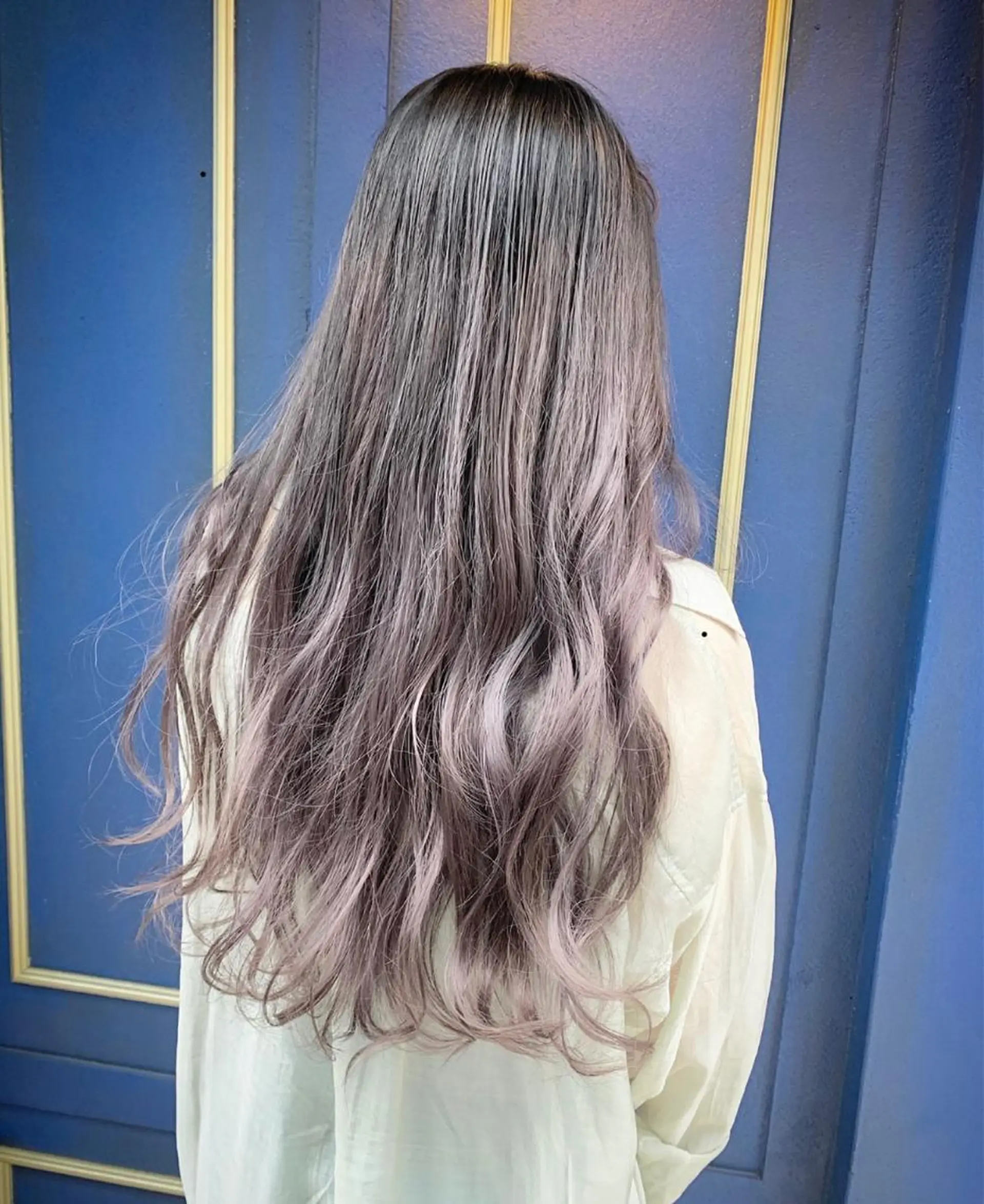 セミロング カラー ヘアアレンジ カット ヘアカラー ヘアセット 💛髪質改善/透明感 カラー🧡reikaのヘアスタイル