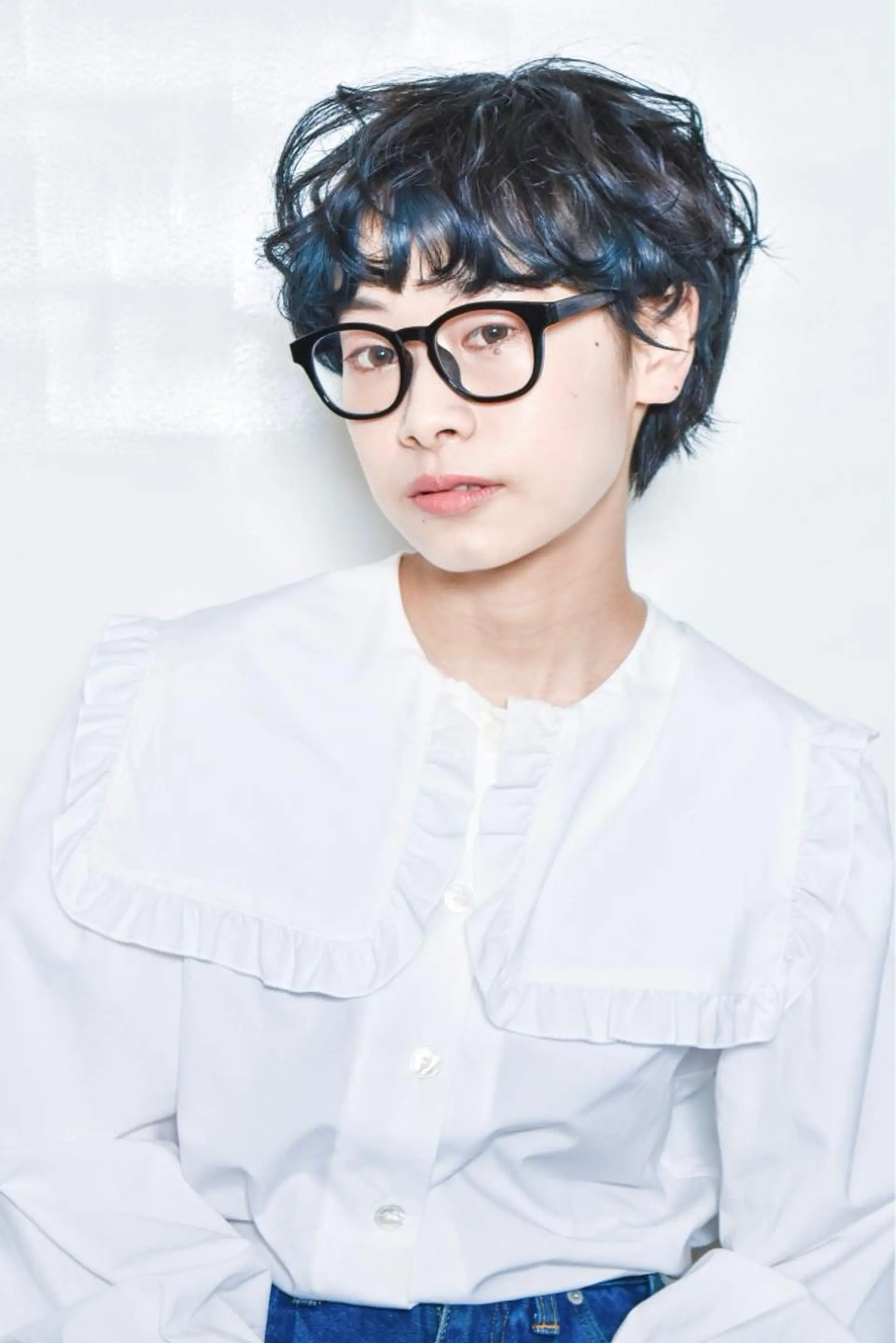 ショート カラー ミストバング  フェイスフレーミング AND THE BRICKS北川珠紀の眉毛・アイブロウイメージ