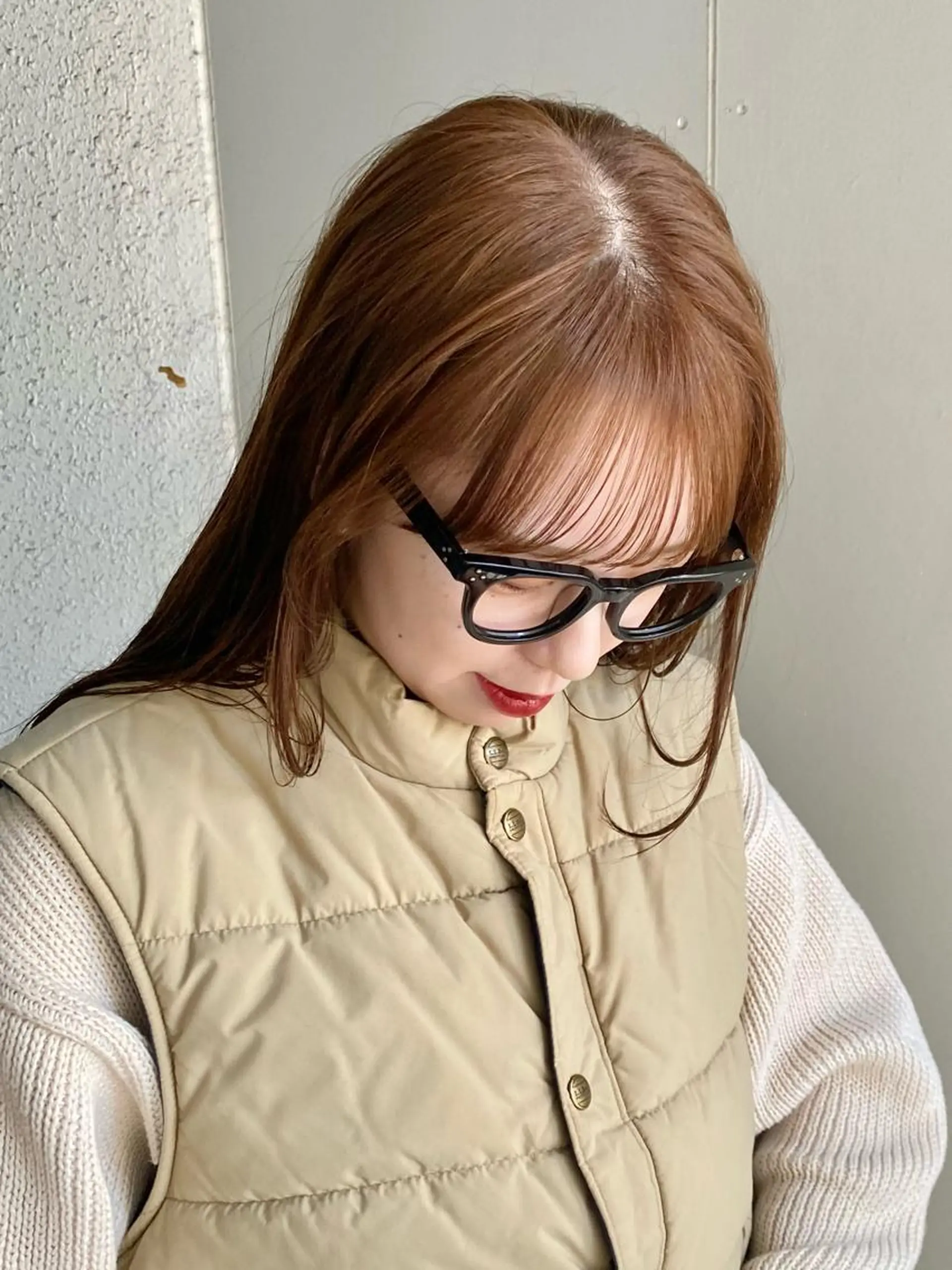 ミディアム カラー ブリーチ ダブルカラー ブリーチなしカラー 無料カットモデル募集 🌱ひょうがのヘアスタイル