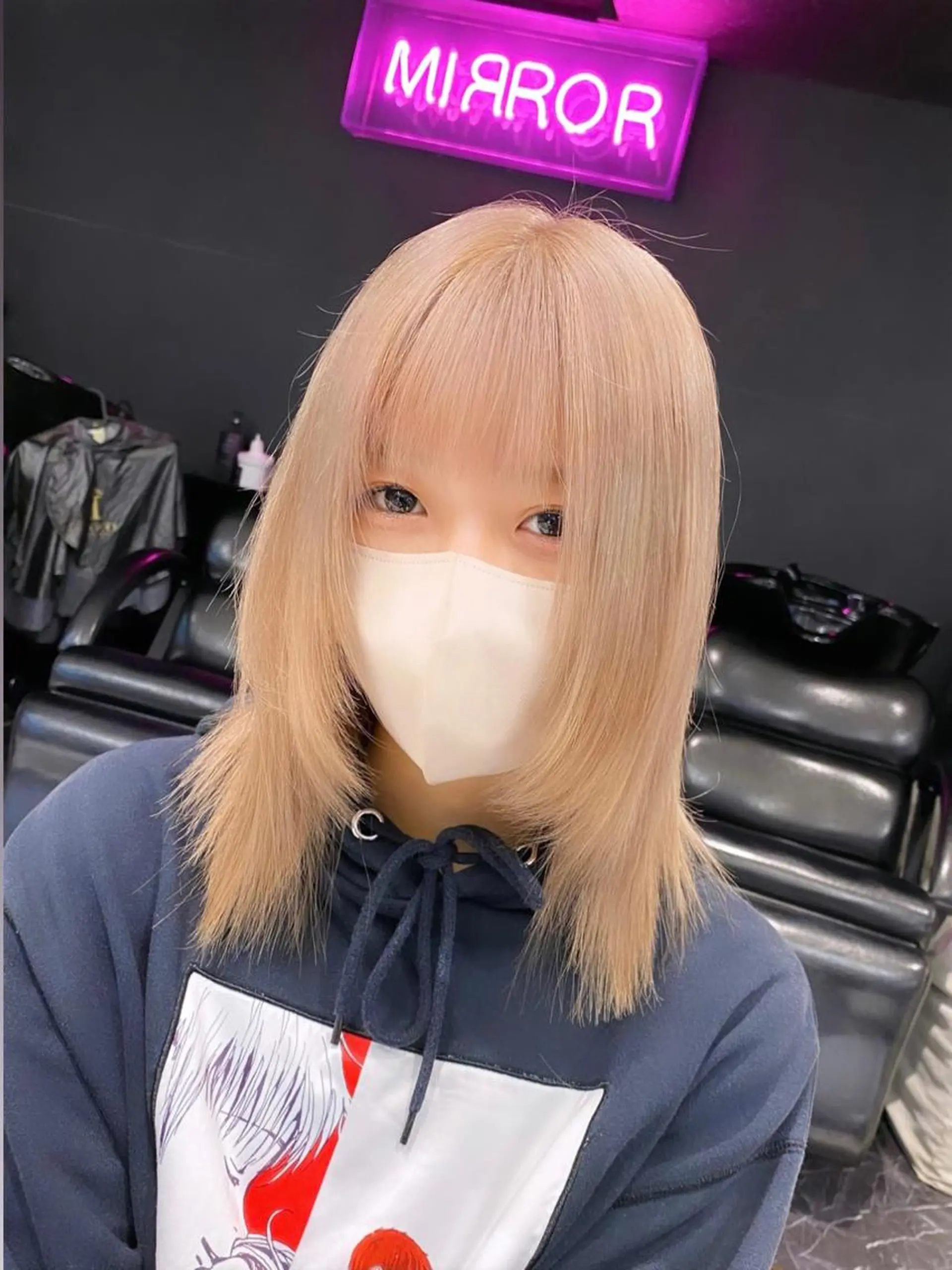 ロング カラー パーマ ヘアアレンジ メンズ キッズ ネイル マツエク・マツパ アイブロウ メンズバレイヤージュ メンズブリーチ メンズハイライト メンズハイトーン メンズインナーカラー 🐺ウルフ×ハイトー ン🖤Yukinoのヘアスタイル