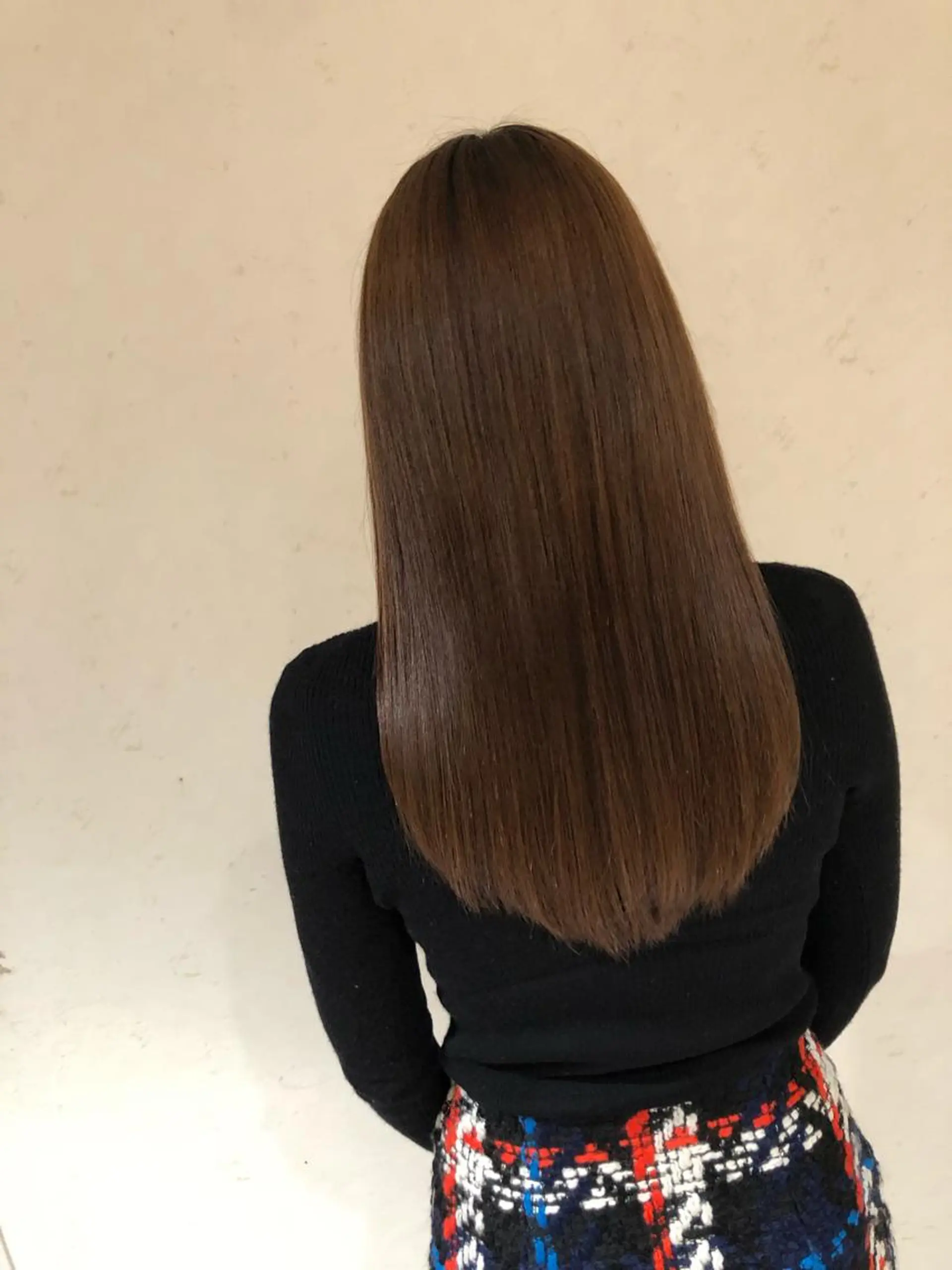 ロング カラー 小島嵩人 縮毛矯正 髪質改善のヘアスタイル