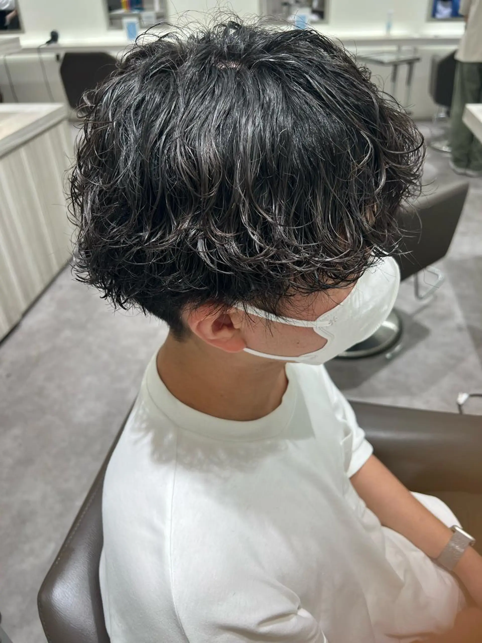 メンズ カット パーマ 宮下 志織のヘアスタイル