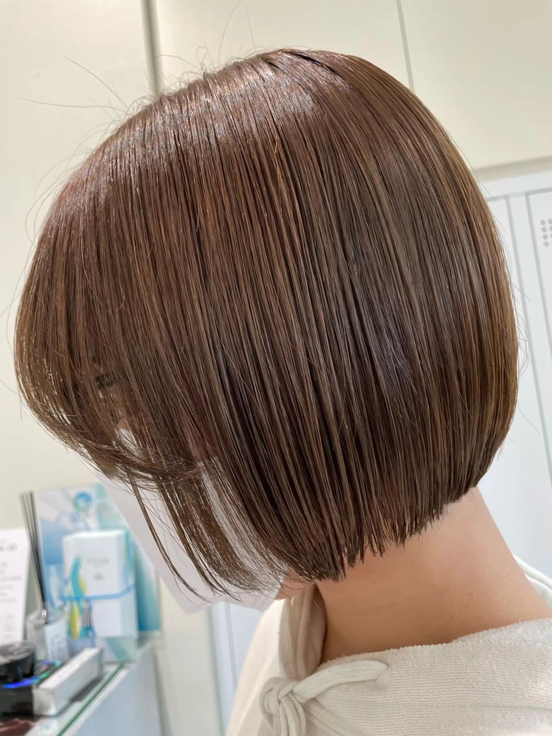 ショート カラー ベージュカラー ブリーチ ブリーチなしカラー ボブ/インナーカラー /眉毛/Miyuのヘアスタイル