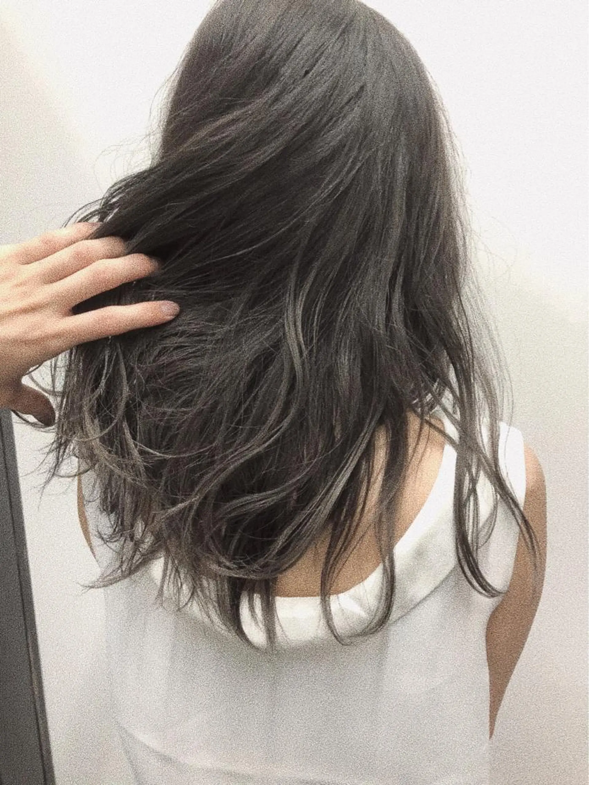 ロング カラー ヘアアレンジ グレージュ 🇺🇸海外ヘア 🇰🇷MASANOのヘアスタイル