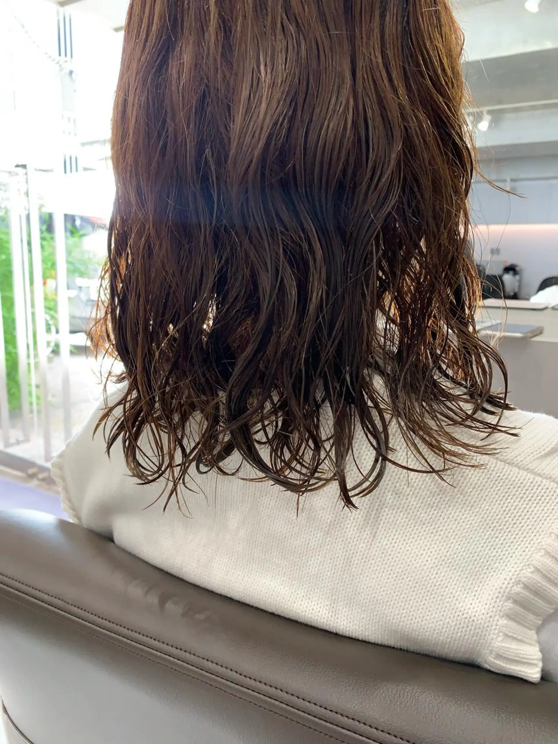 ミディアム パーマ ボブパーマコテ巻き風 パーマNo1深江秀平のヘアスタイル