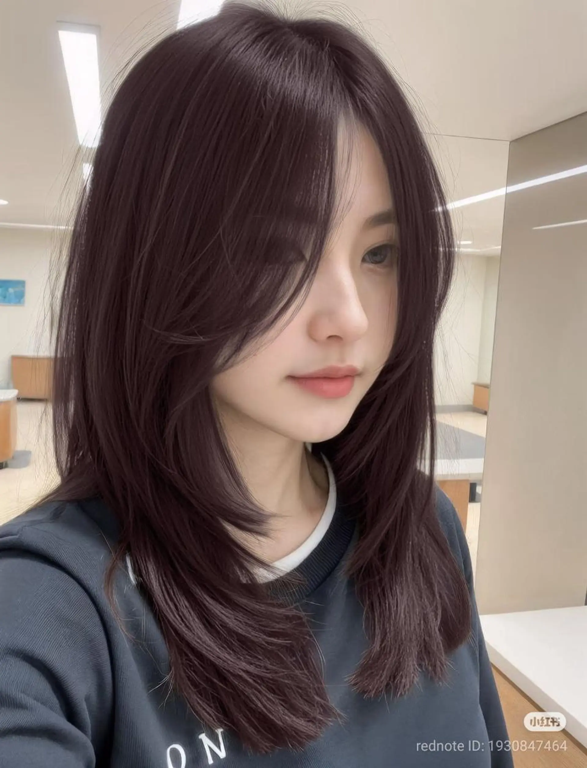 ロング カラー カット ヘアカラー トリートメント うる艶ストレート♡透 明感カラー♡かずまるのヘアスタイル