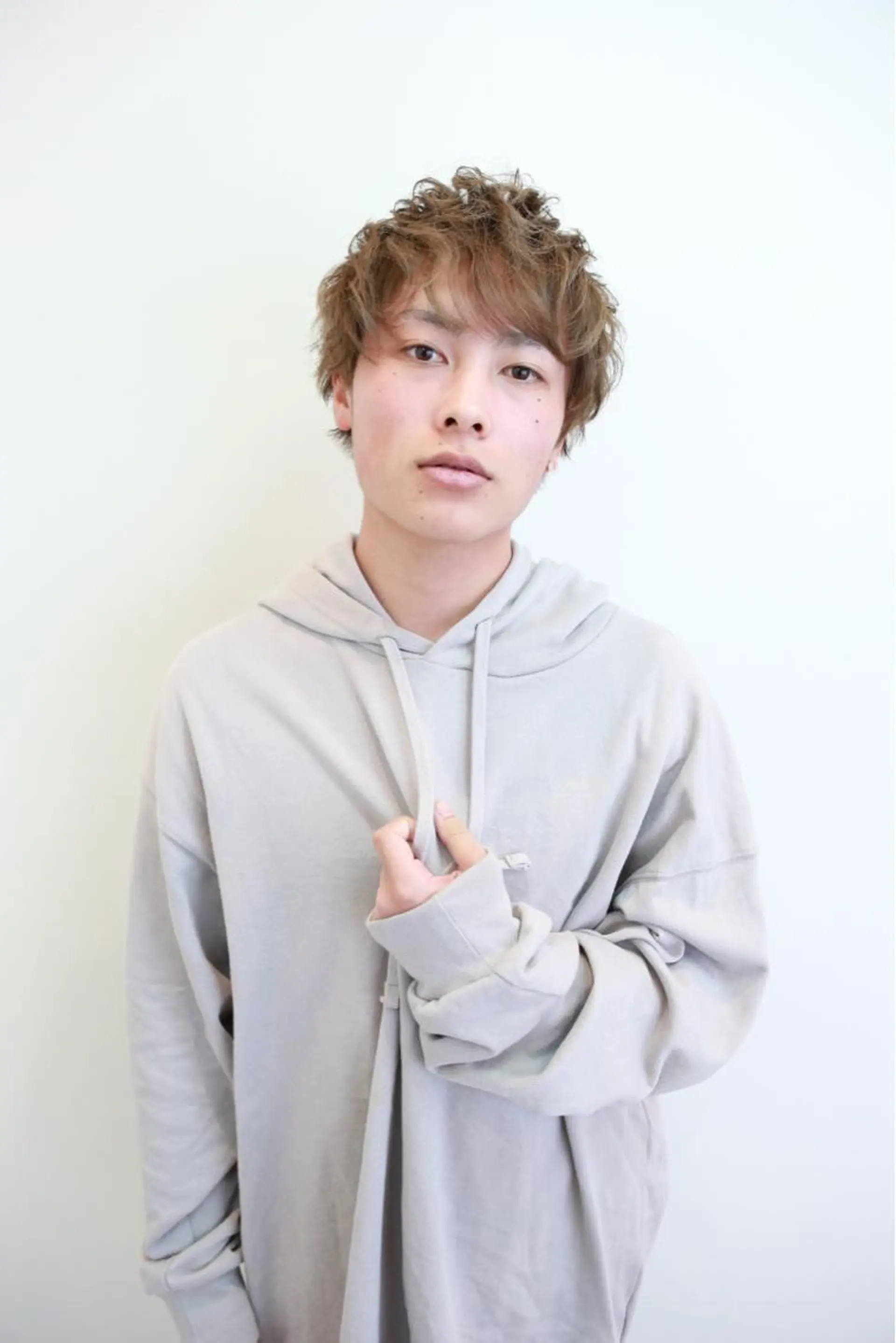 カラー パーマ メンズ メンズパーマ レイヤー/メンズ 奥野恭平のヘアスタイル