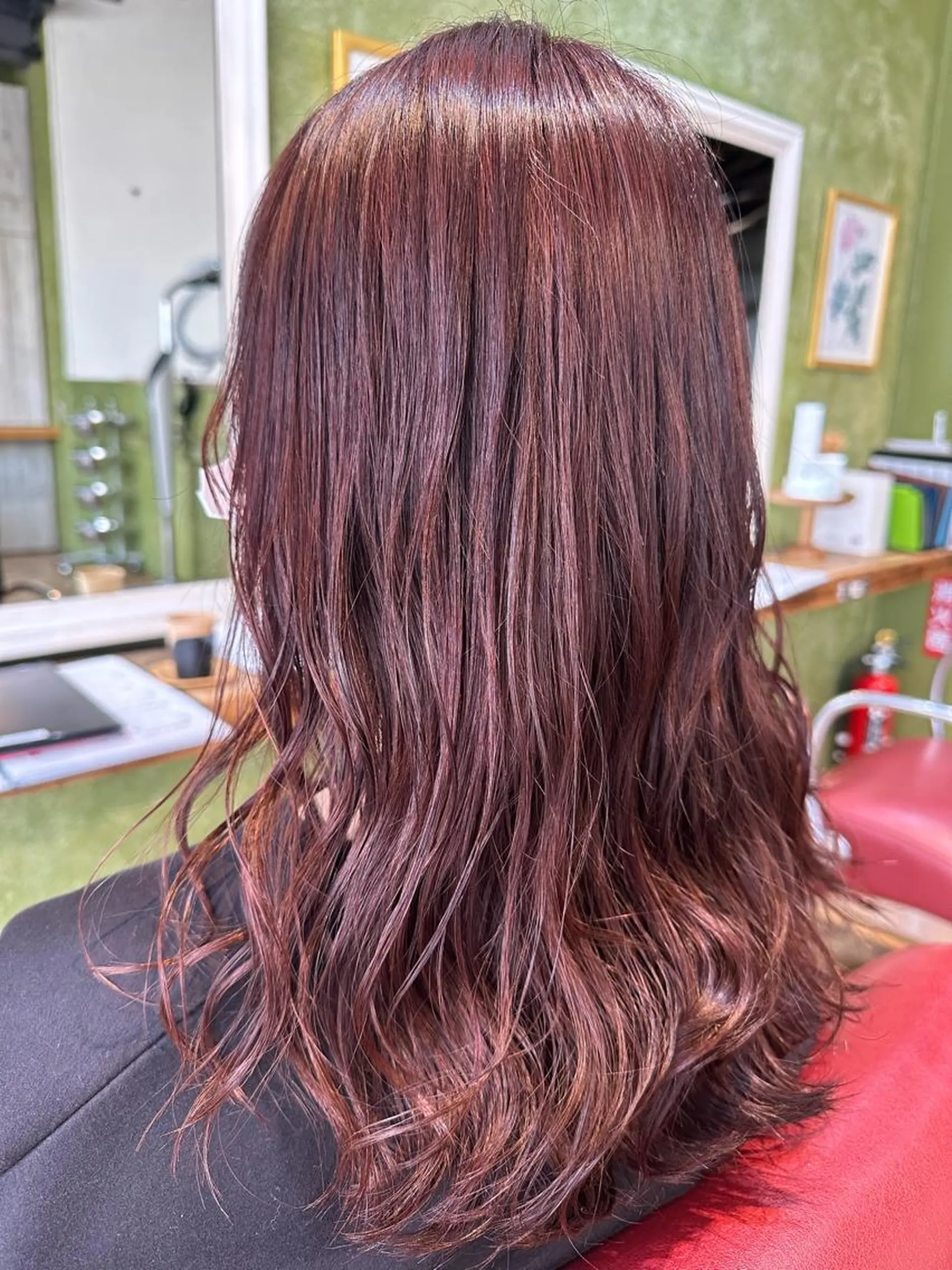 セミロング カラー カット ヘアカラー トリートメント 美髪矯正/渡辺 りんのヘアスタイル