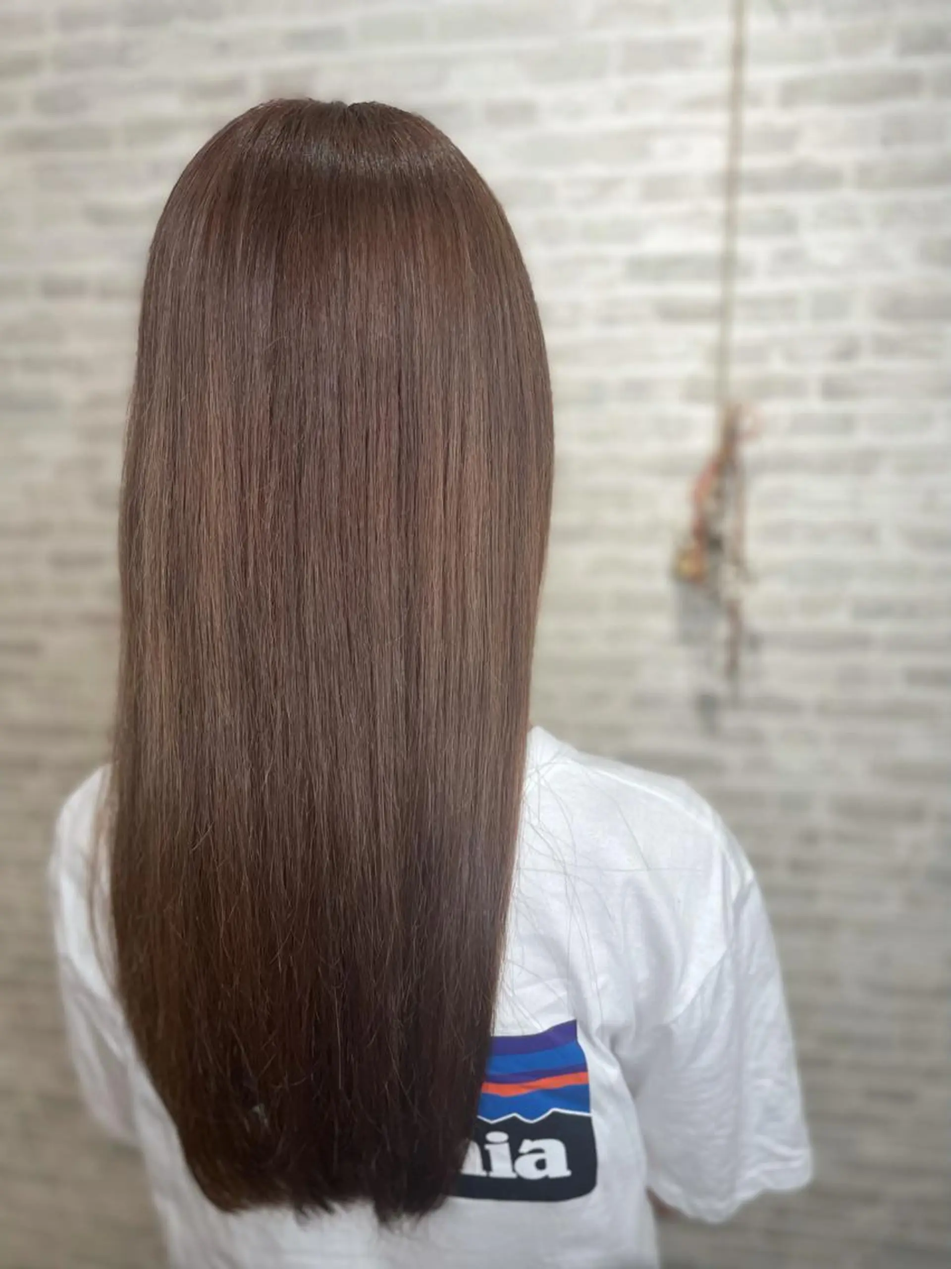 ロング カラー 平田 怜のヘアスタイル