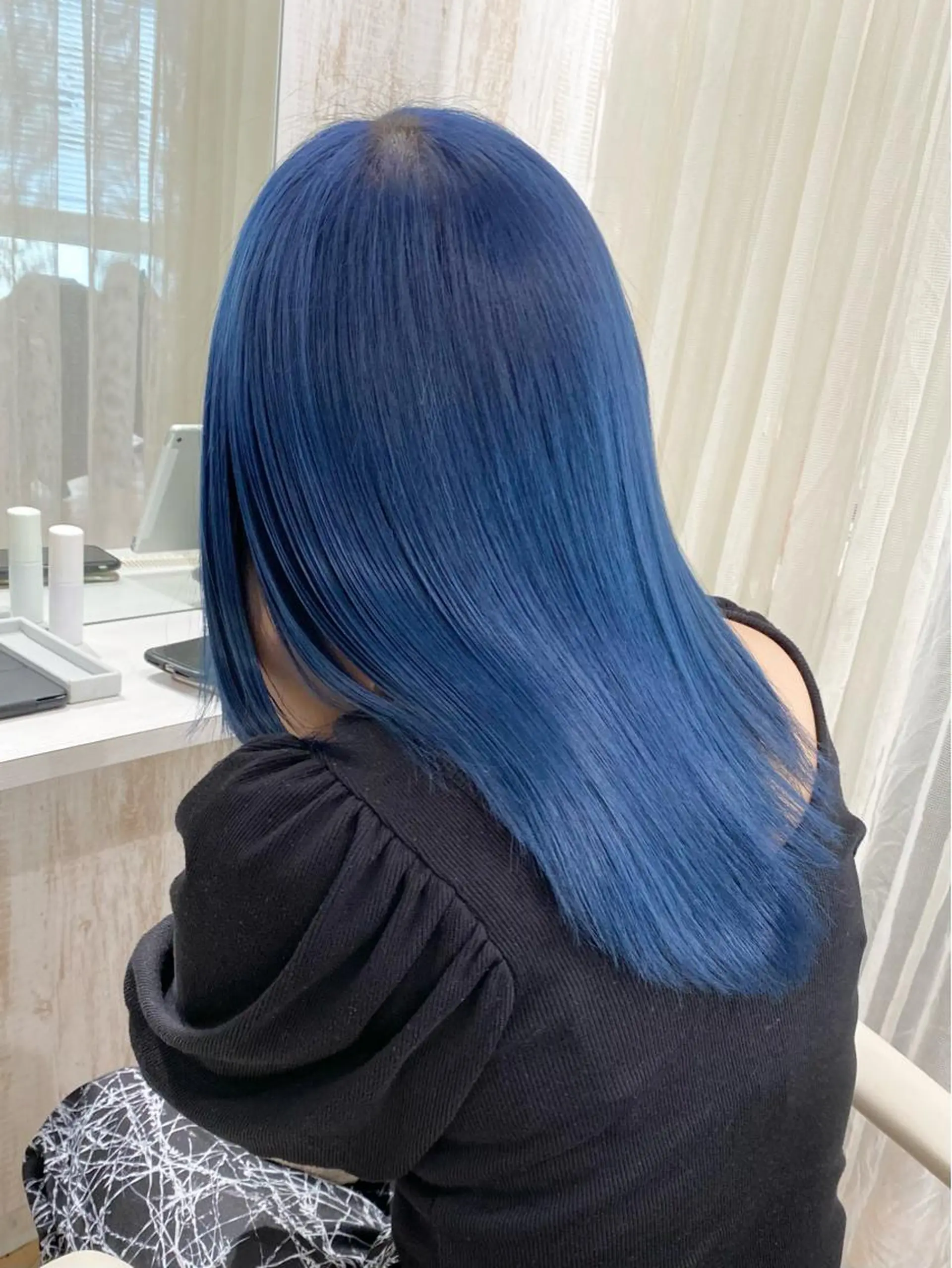 セミロング カラー シールエクステ ブリーチ ケアブリーチ ダブルカラー ハイライトカラー 🌙HIZUKI🌙 ハイトーン 艶髪のヘアスタイル