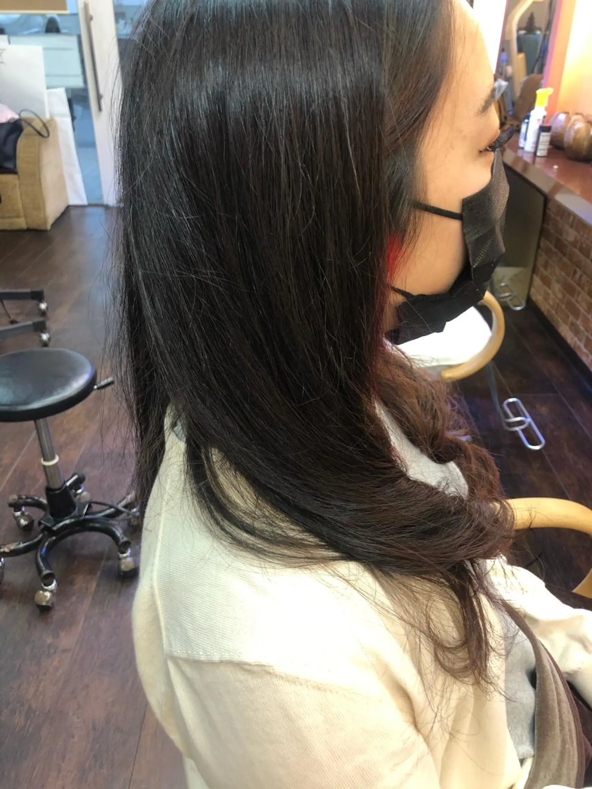 ロング カラー パーマ 桧山 真のヘアスタイル