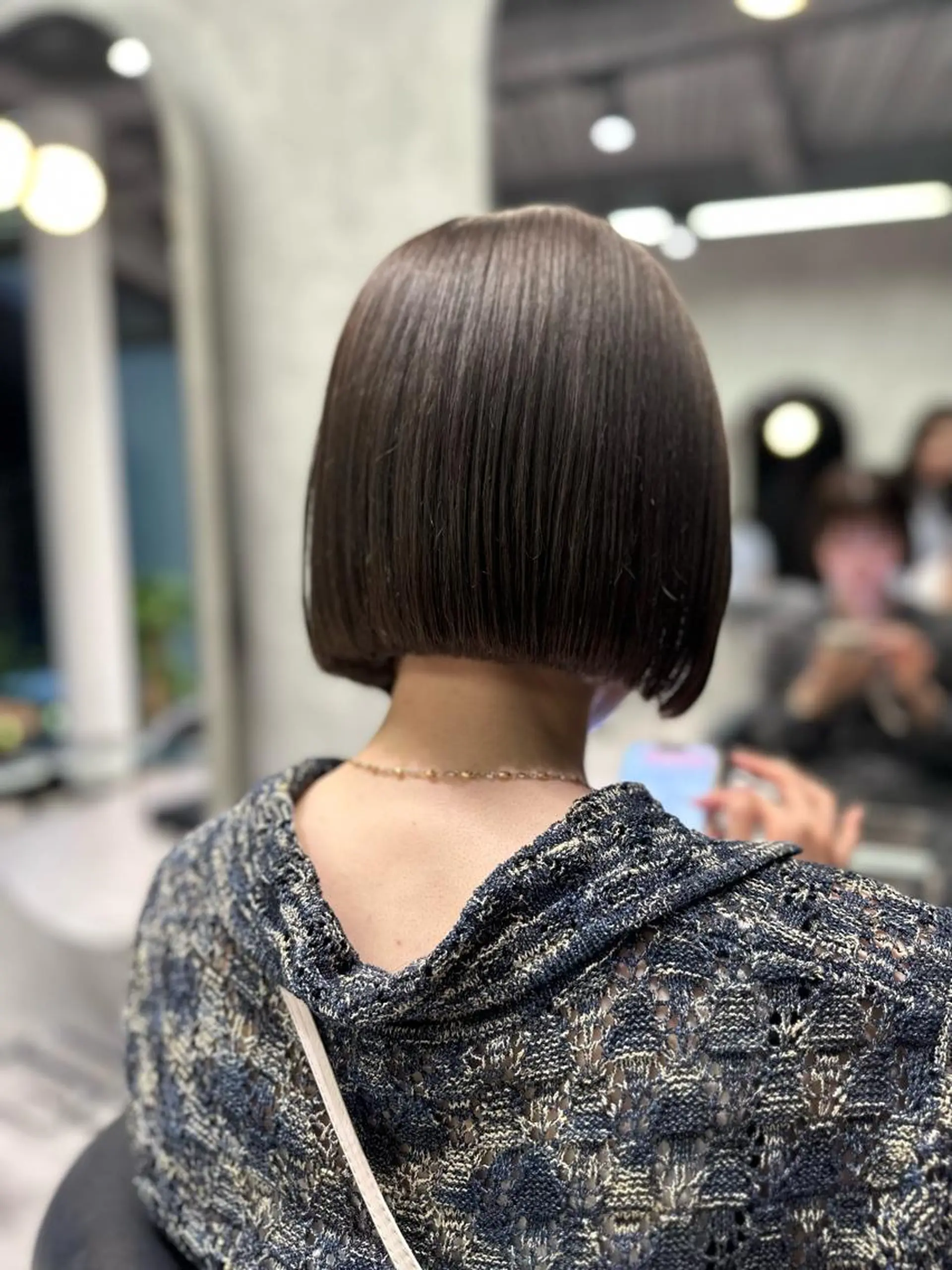 ミディアム ボブ DAIKIベージュ 🍂レイヤーカットのヘアスタイル