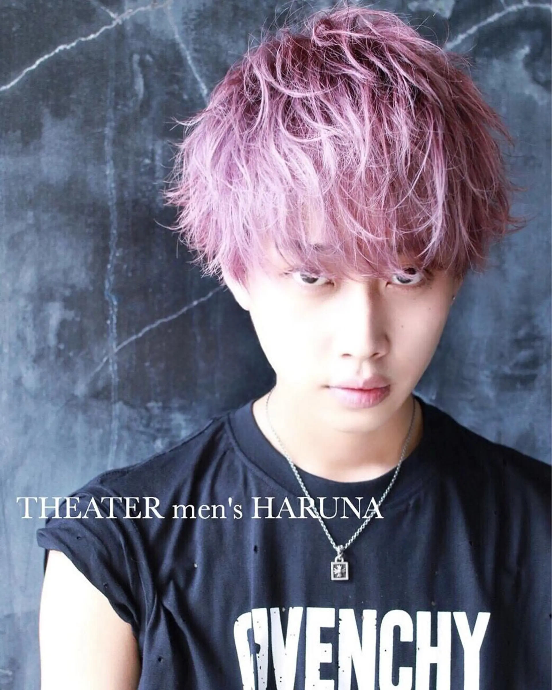 メンズ BABY 艶髪暗髪ヘア💖達人のヘアスタイル