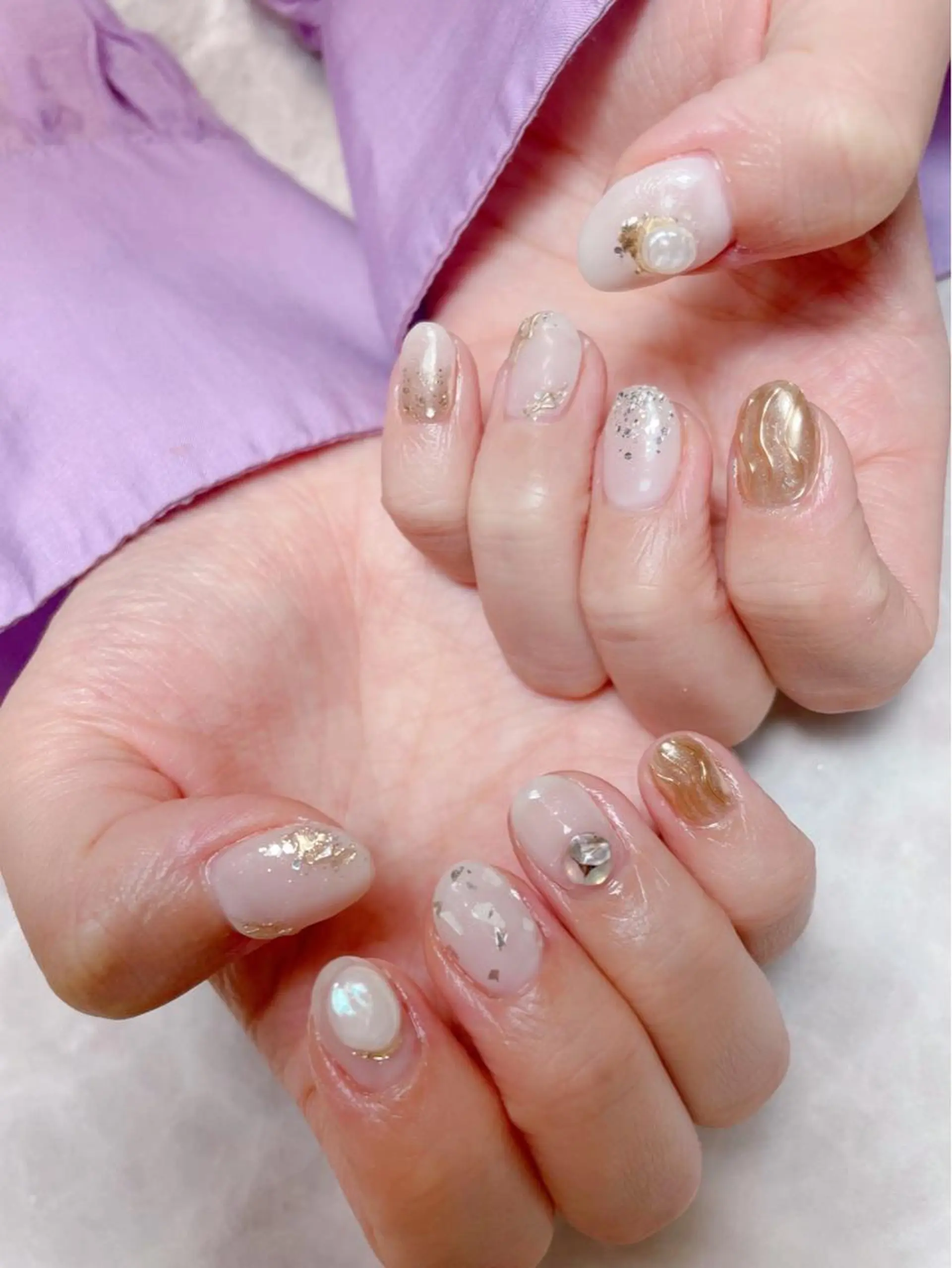 ネイル ハンドネイル 🌿Charme🌿 MAIのネイルデザイン