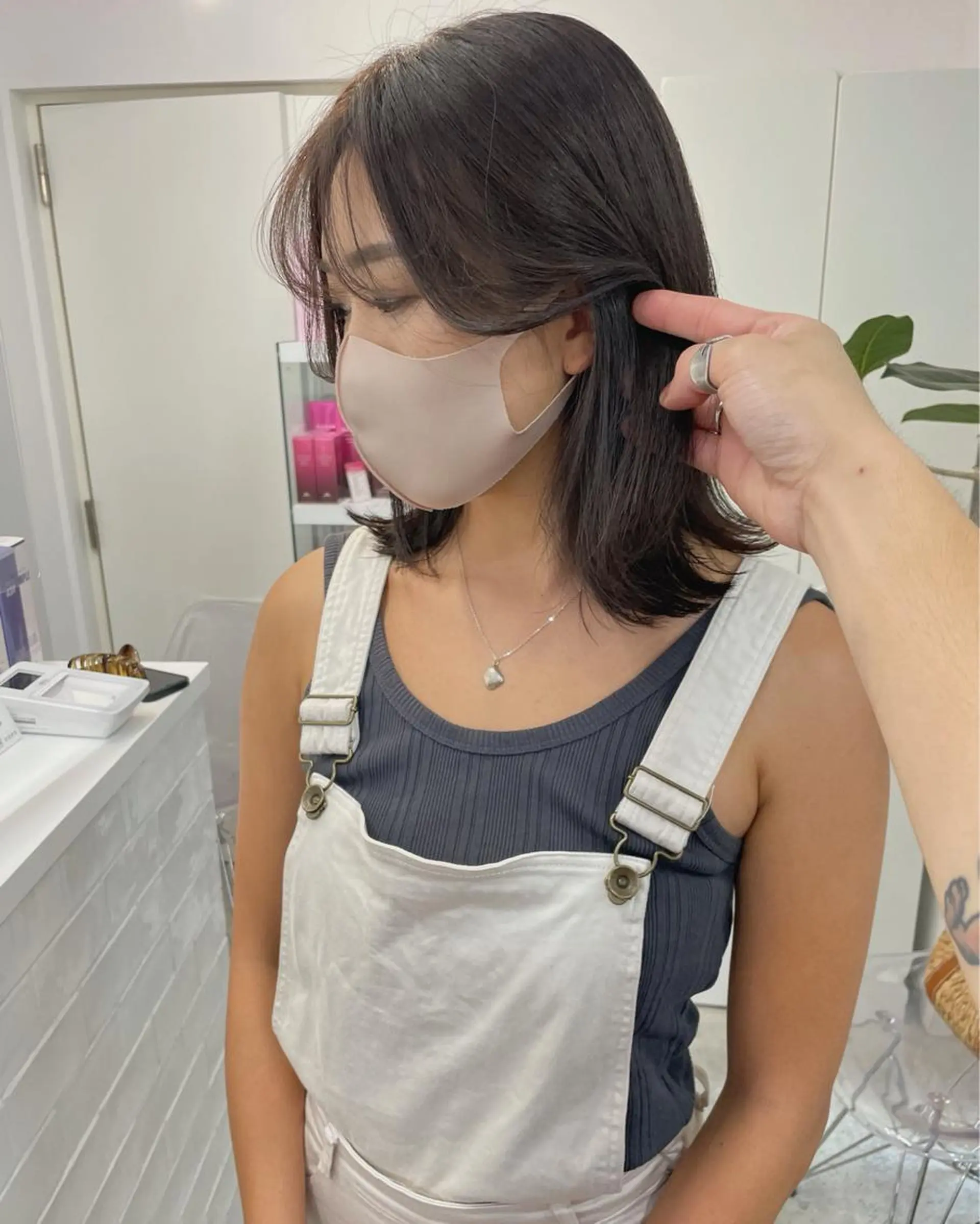 ミディアム 韓国風/髪質改善 赤み消し✨junkiのヘアスタイル