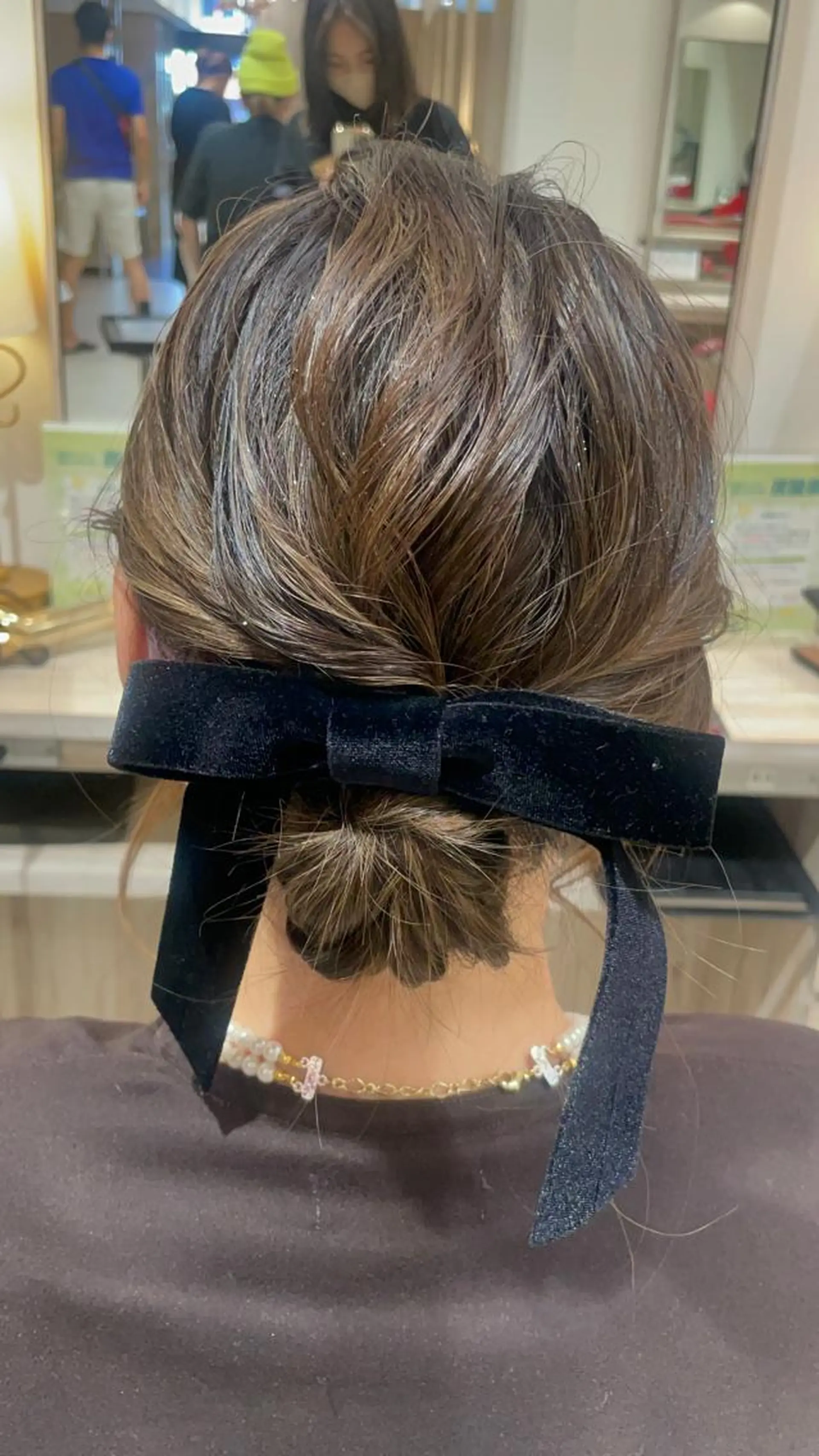 ミディアム ナカタ ユウナのヘアスタイル