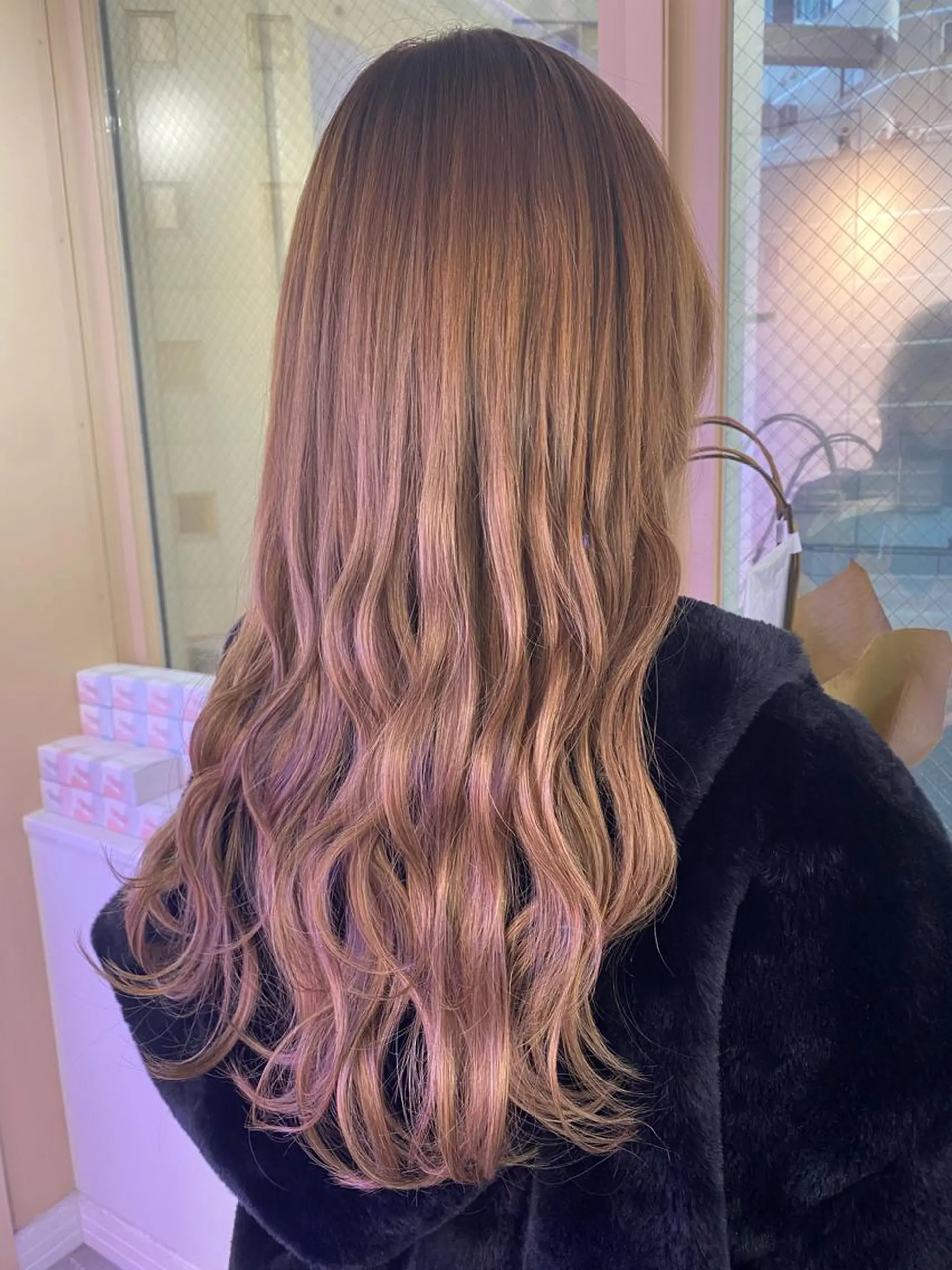 ロング カラー ヘアカラー エクステ grow所属・🧡YUKA🧡 渋谷/プルエクステのヘアスタイル