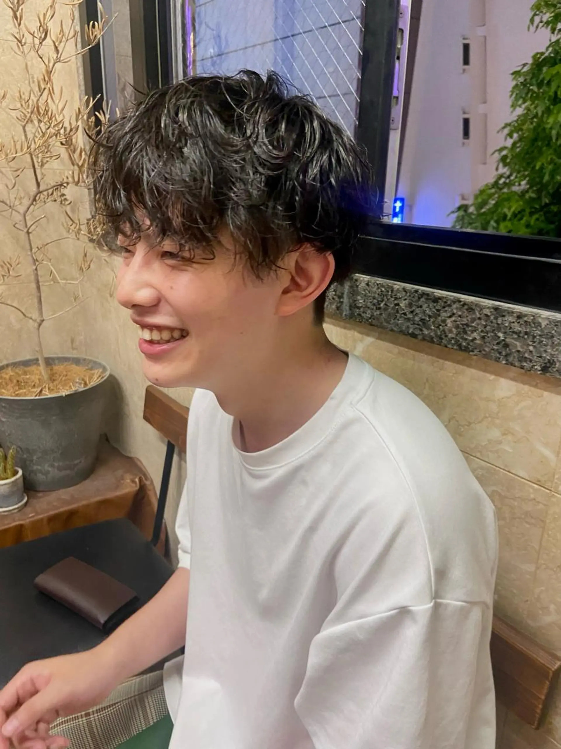 パーマ メンズ 地毛風艶カラー🌿 喜多夏海のヘアスタイル