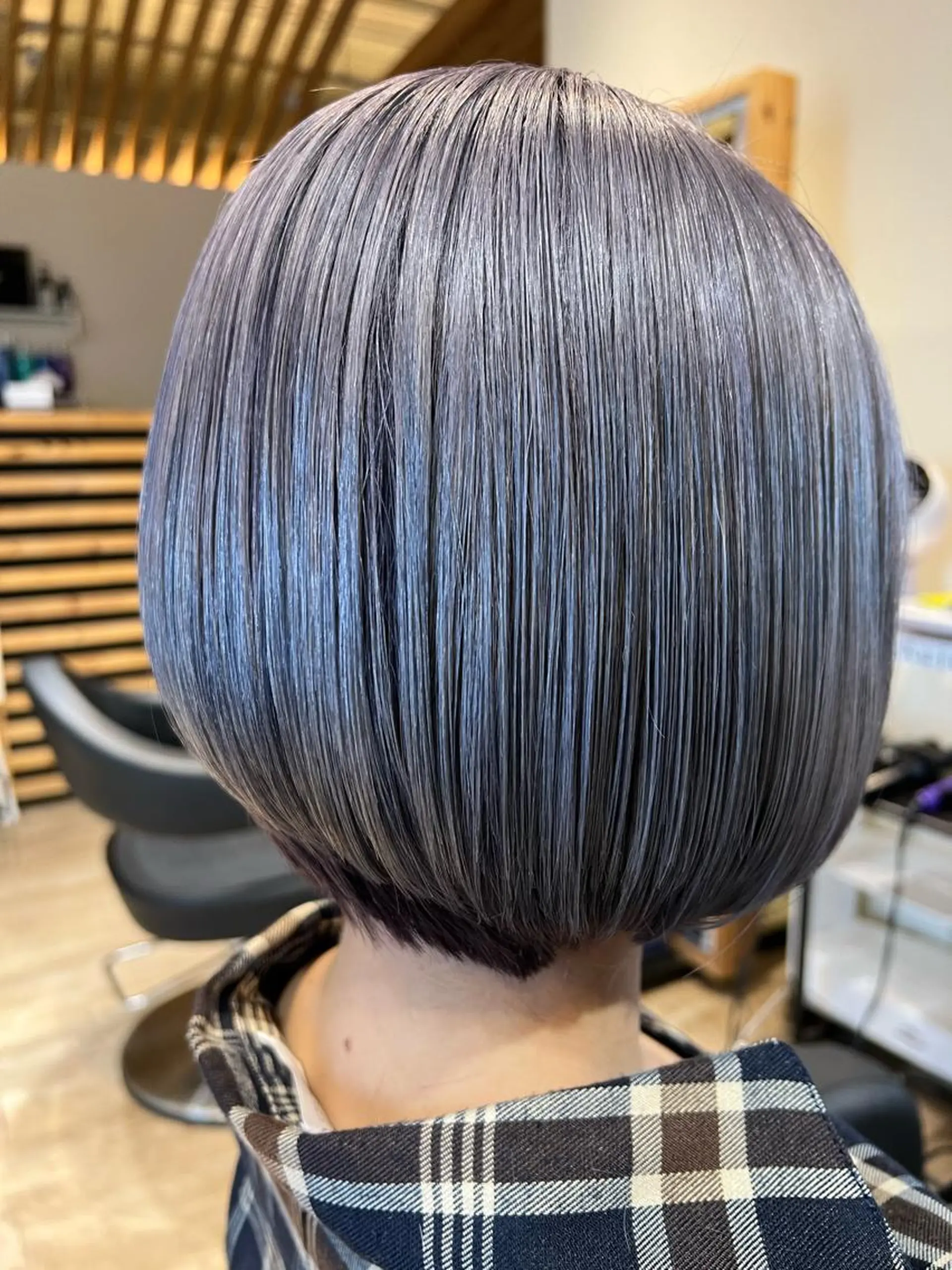 ミディアム カラー ヘアカラー 関口 友行のヘアスタイル