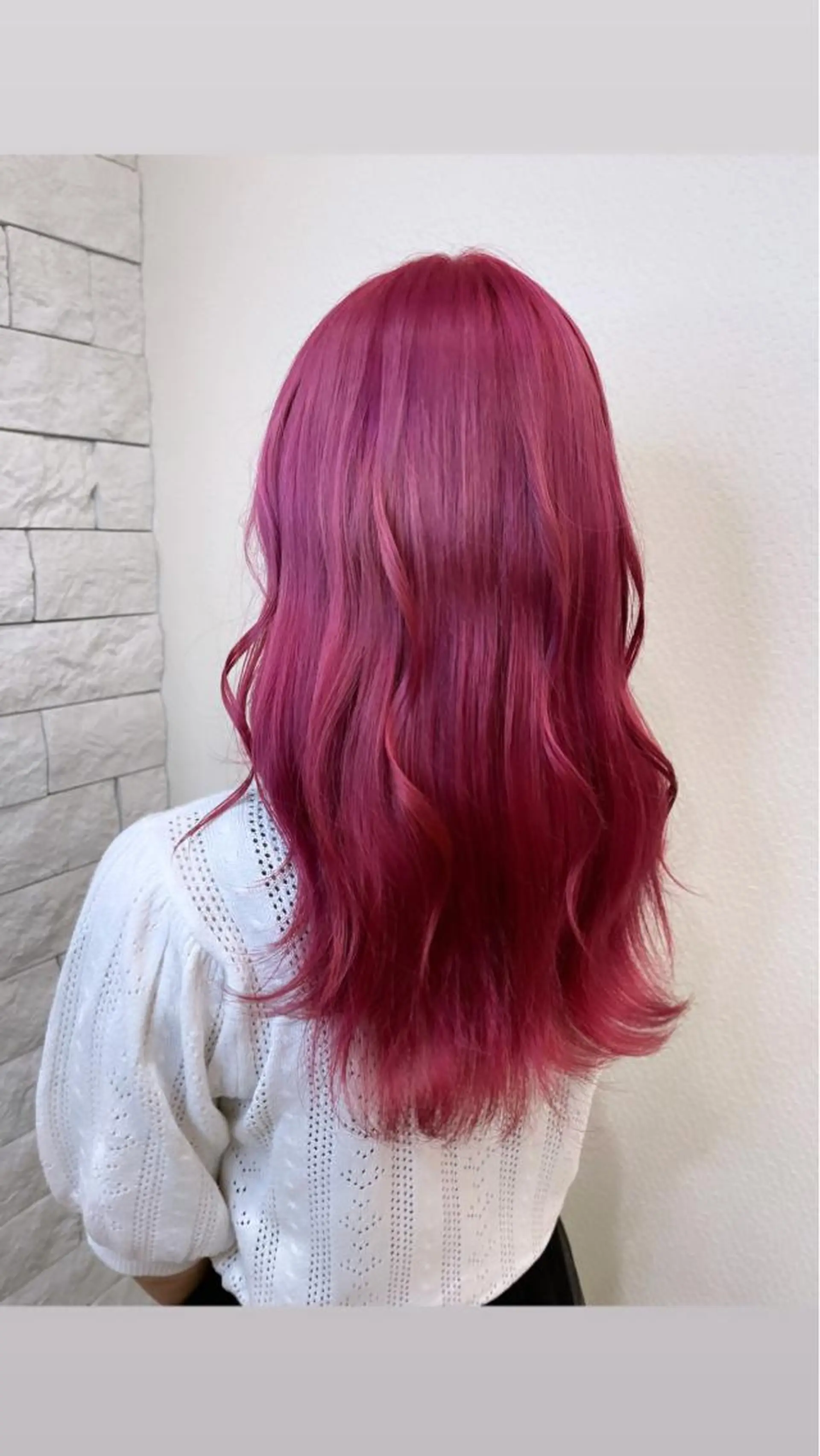 カラー ピンクカラー ヘアカラー トリートメント 名古屋のピンク好き かずくん🦩のヘアスタイル