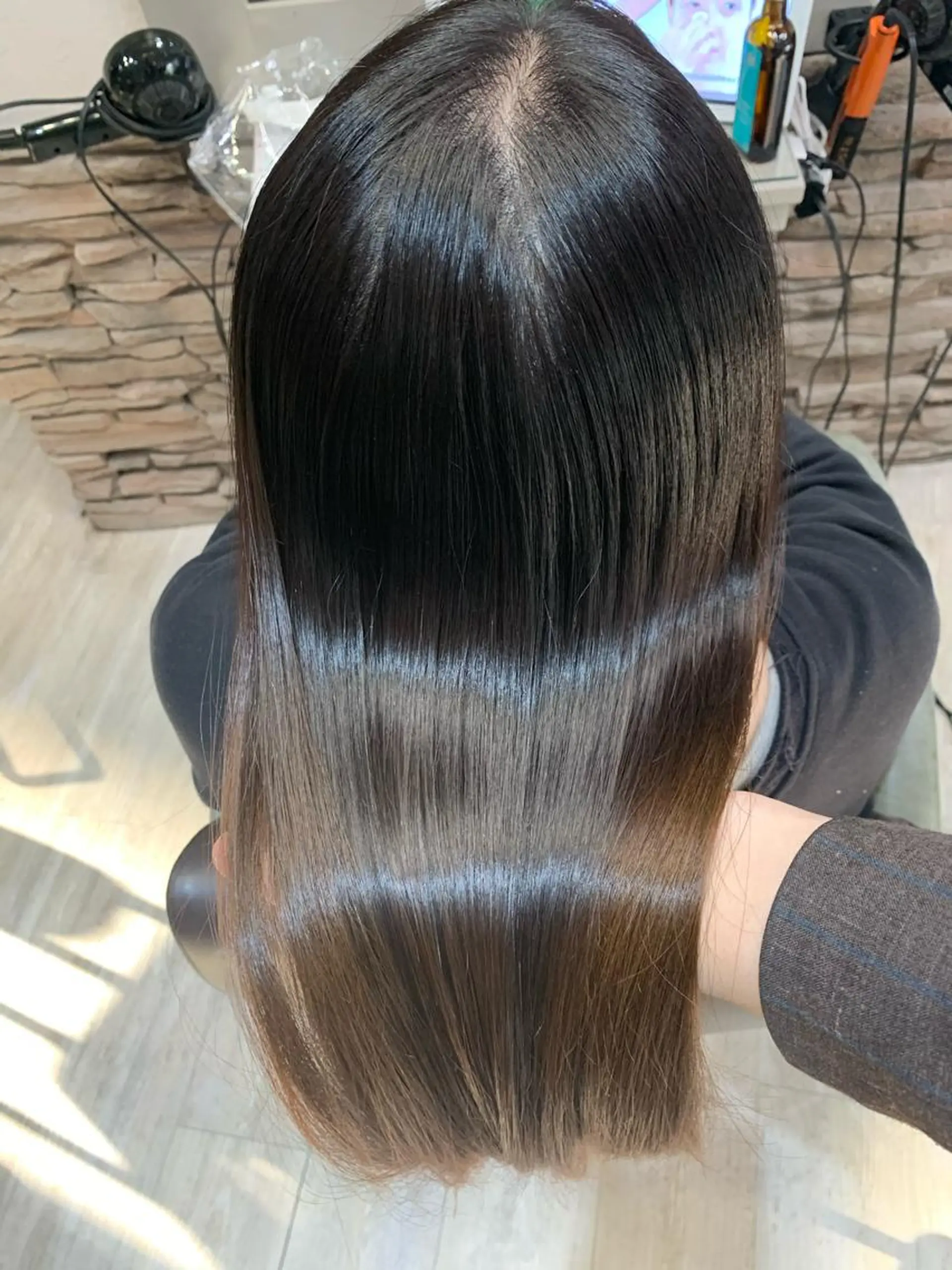 セミロング 髪質改善 トリートメント ヘアリゾートA i 秋葉原店のヘアスタイル