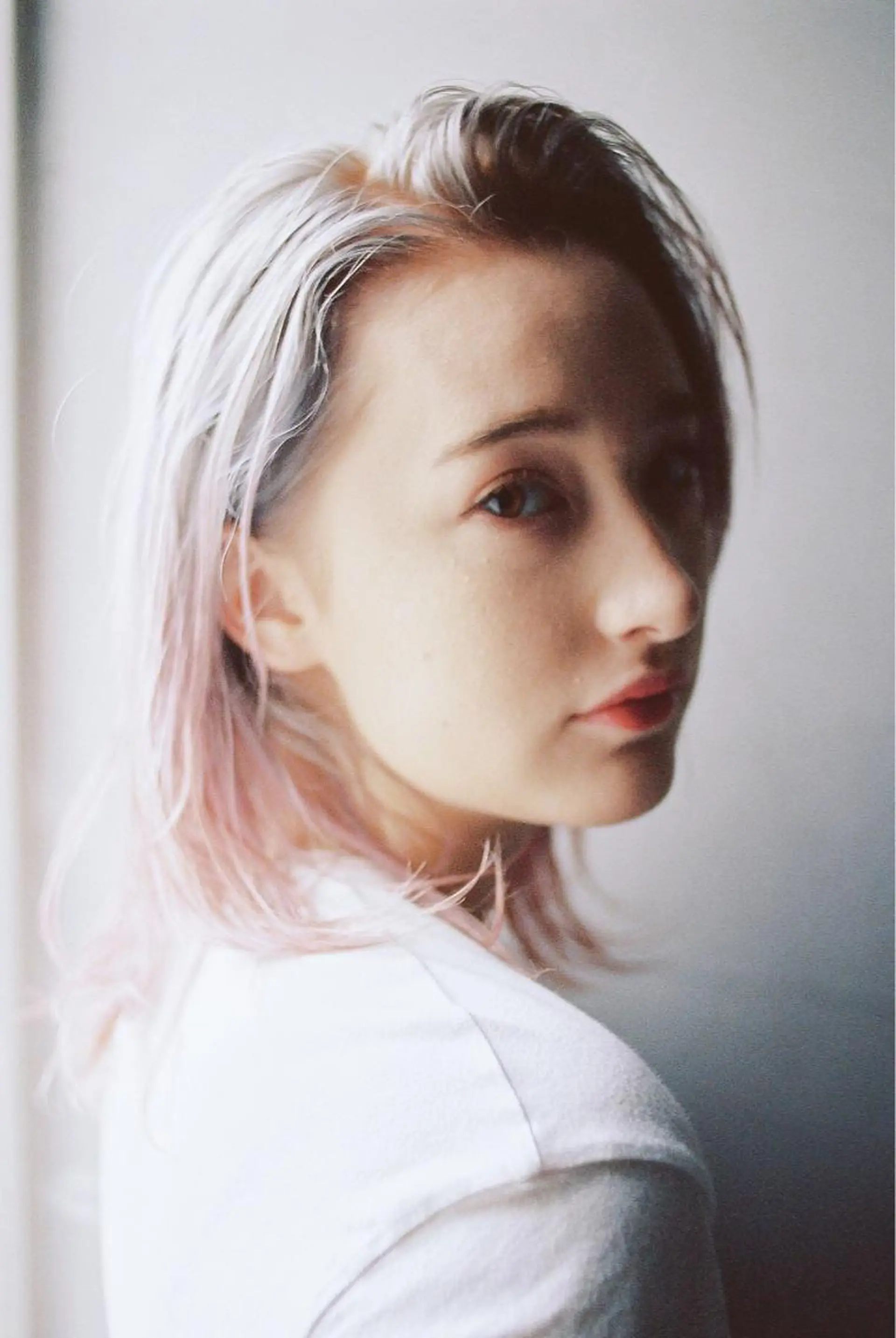 ミディアム カラー カット ヘアカラー 千葉 慎也のヘアスタイル