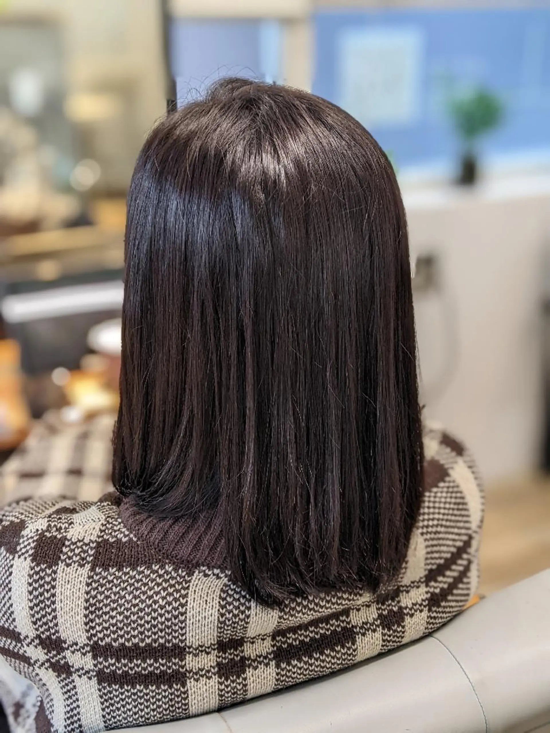 ミディアム アッシュ パープルカラー Kokeshi/吹上 /Rymlhairのヘアスタイル