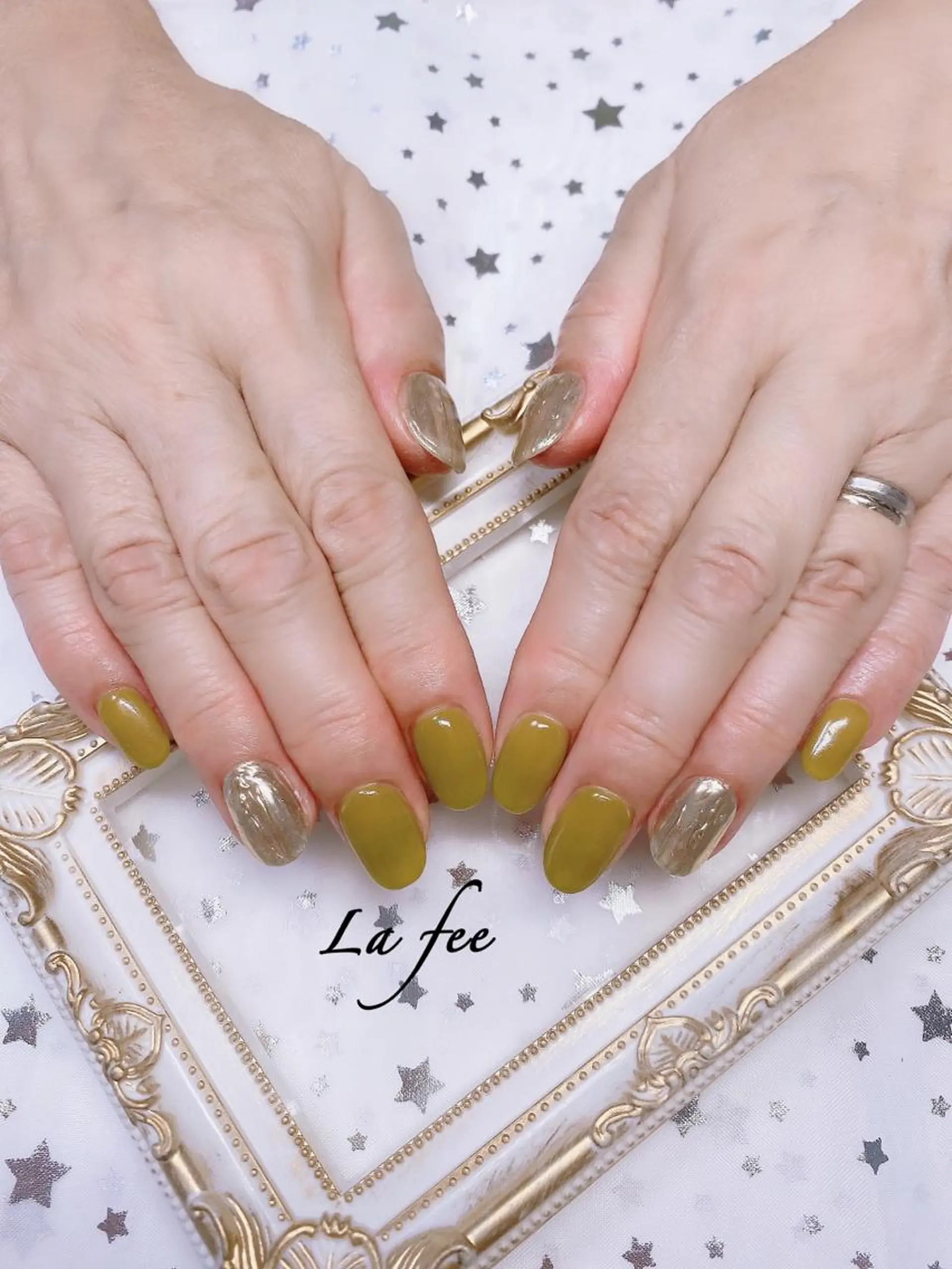 ネイル アートネイル ミラーネイル La feeのネイルデザイン
