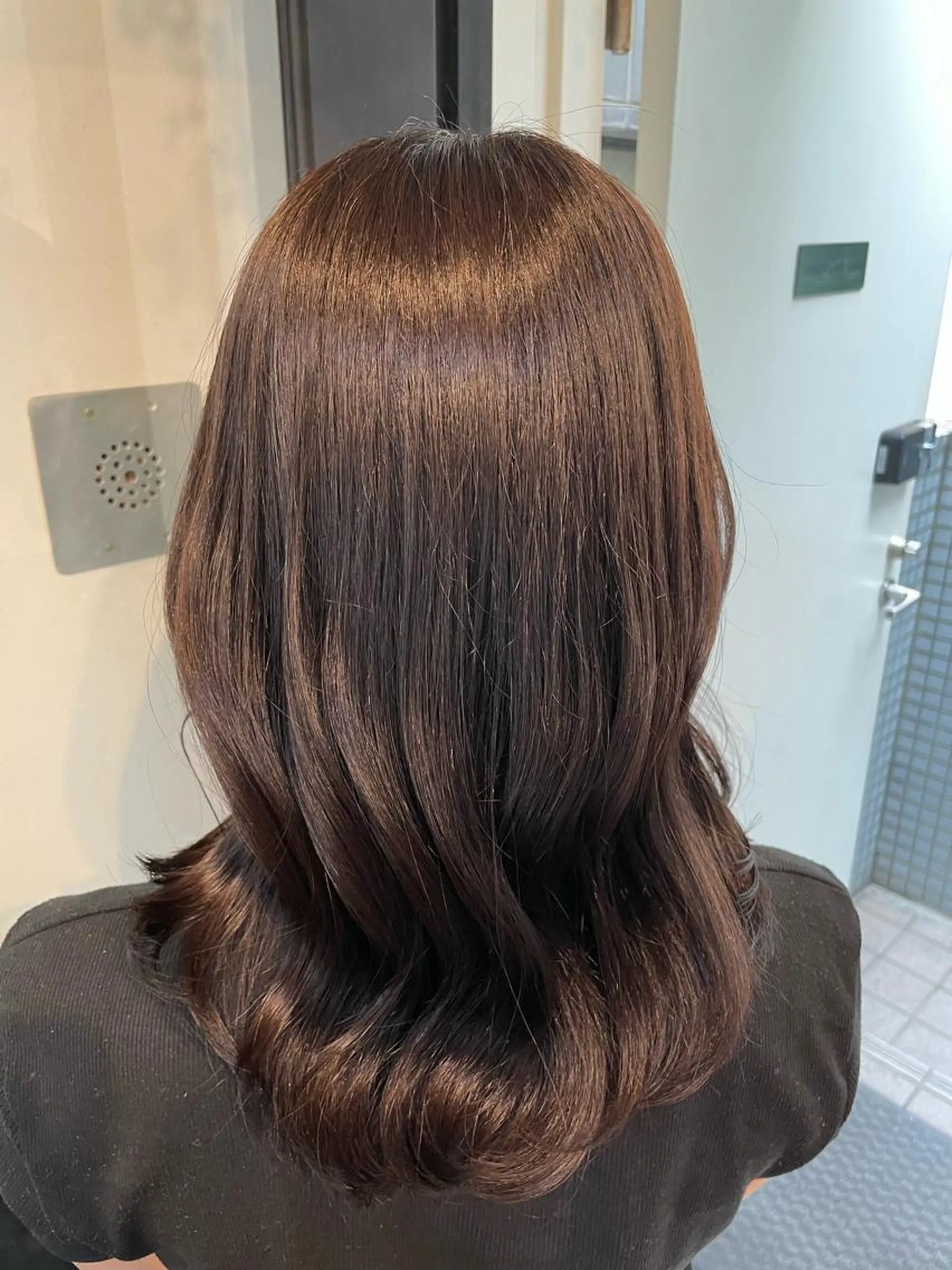 カラー yu-kaハッシュ カット/韓国レイヤーのヘアスタイル