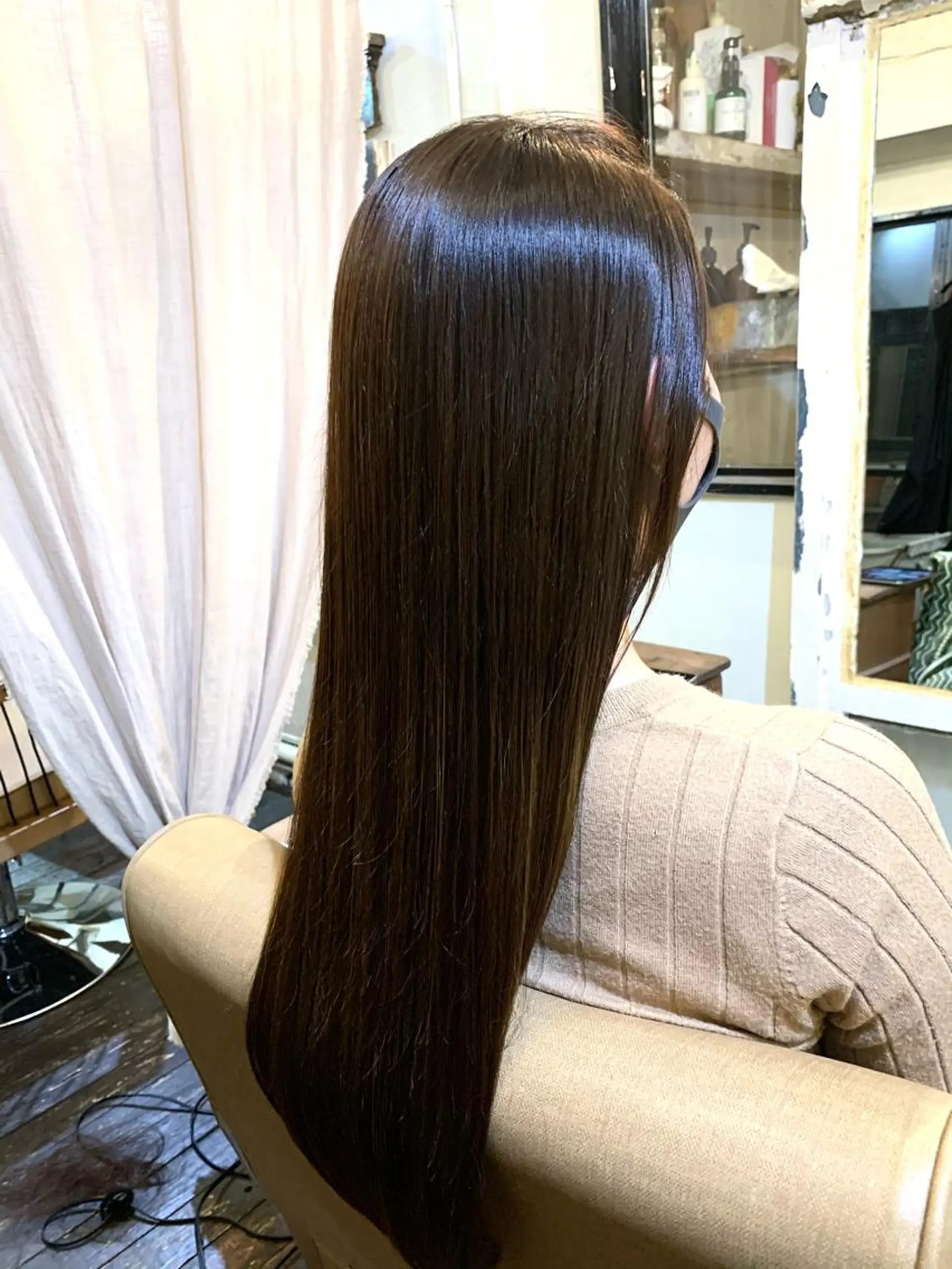 ロング カット トリートメント ヘッドスパ ＊くせ毛に特化＊ 【yun】のヘアスタイル