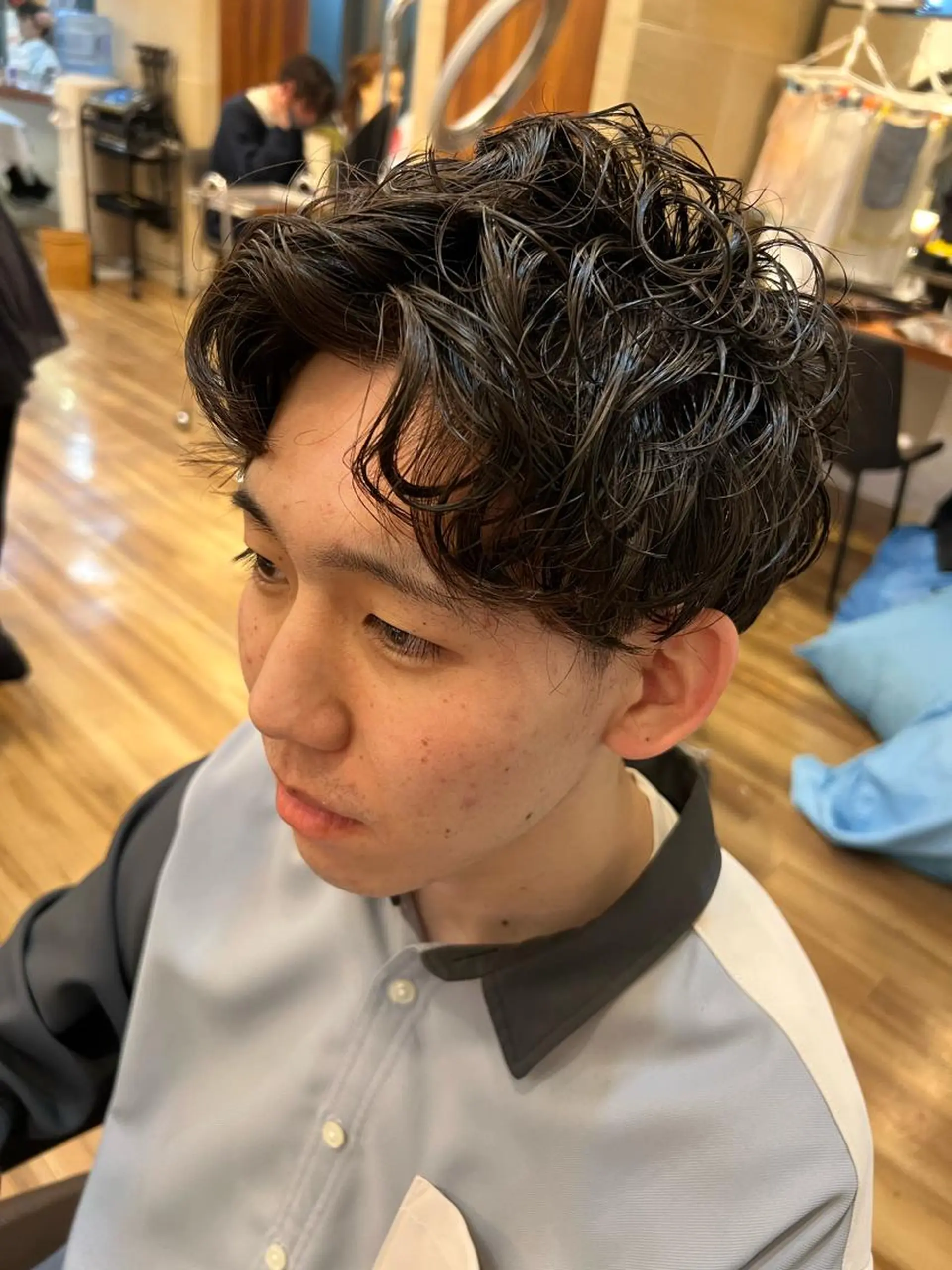 パーマ メンズ しみず さくら🌸のヘアスタイル