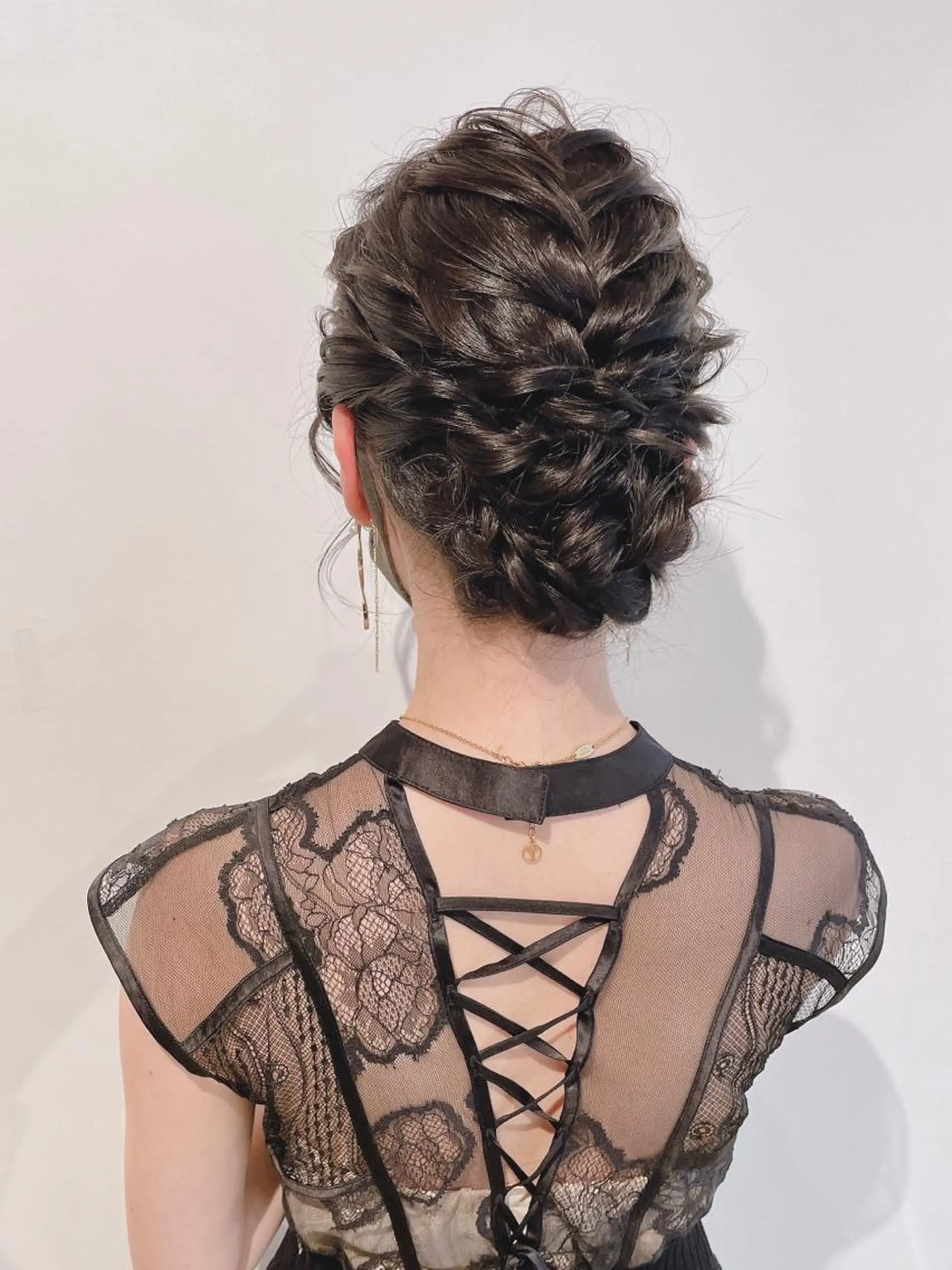 ミディアム ヘアアレンジ ヘアセット ヘアアレンジ にいた　かづしげのヘアスタイル