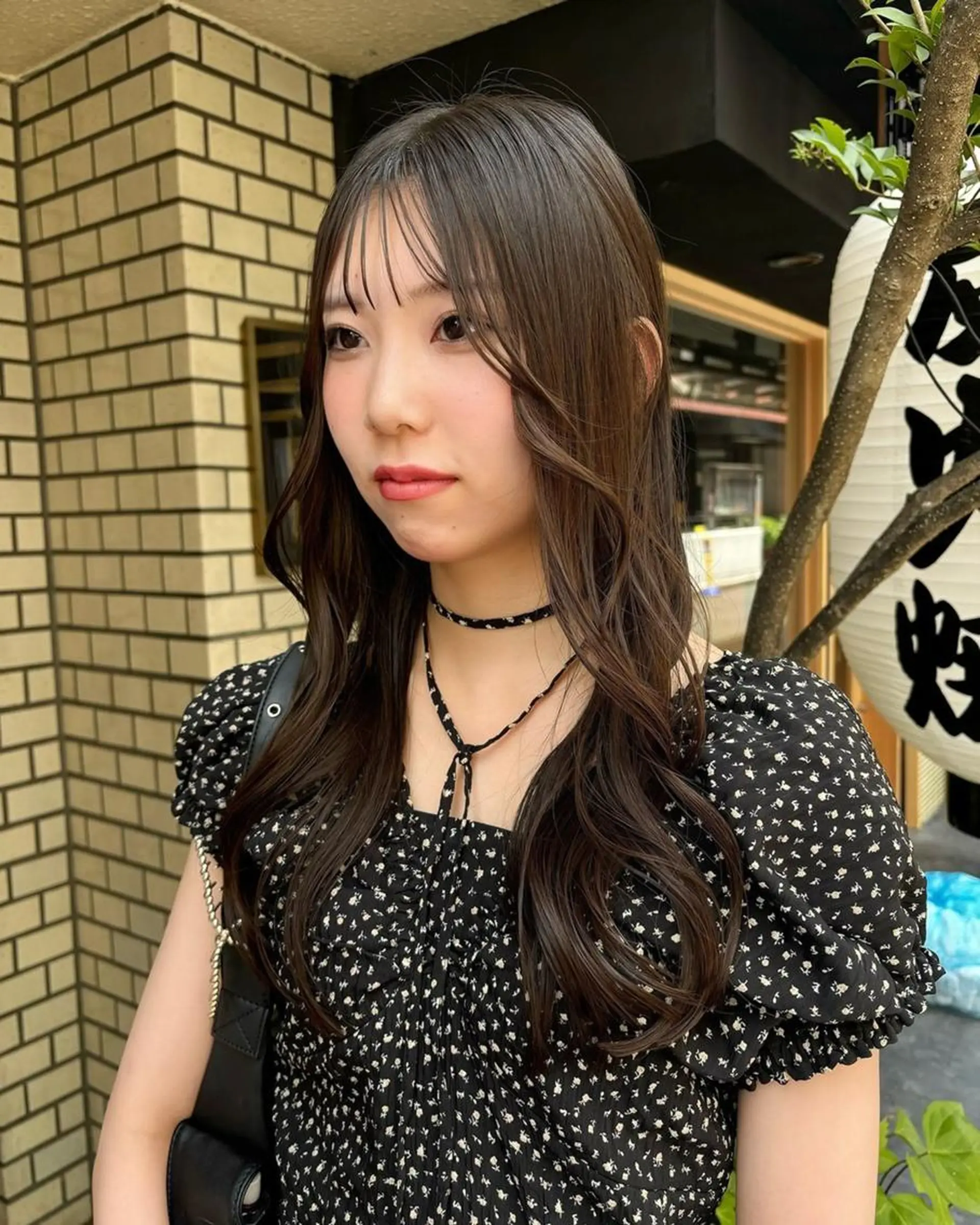 セミロング カラー カット ヘアカラー nelke/レイヤー 立川/ブリーチのヘアスタイル