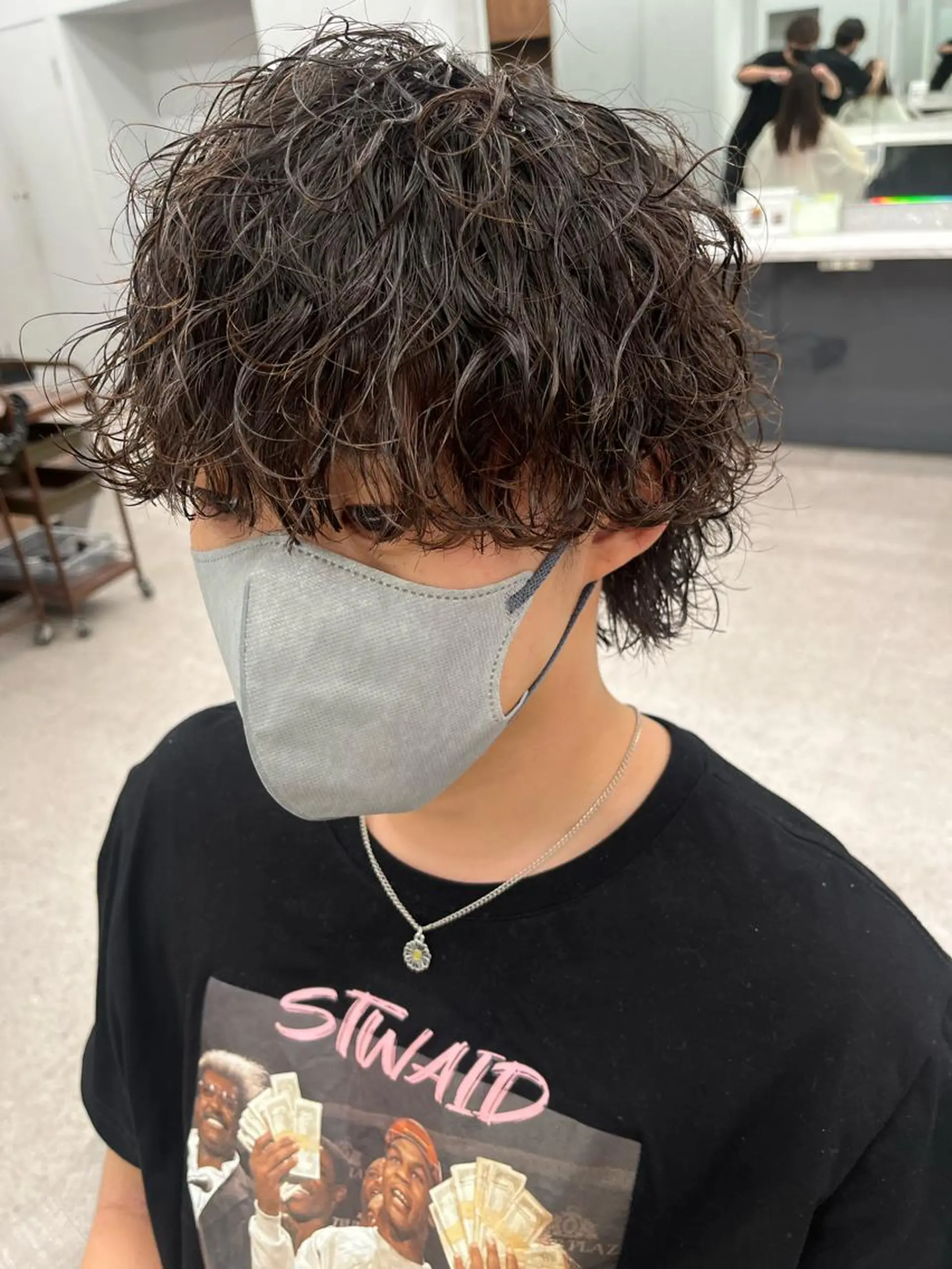 パーマ メンズ カット パーマ 🍐シャドウパーマ メンズ特化/守岡🍐のヘアスタイル