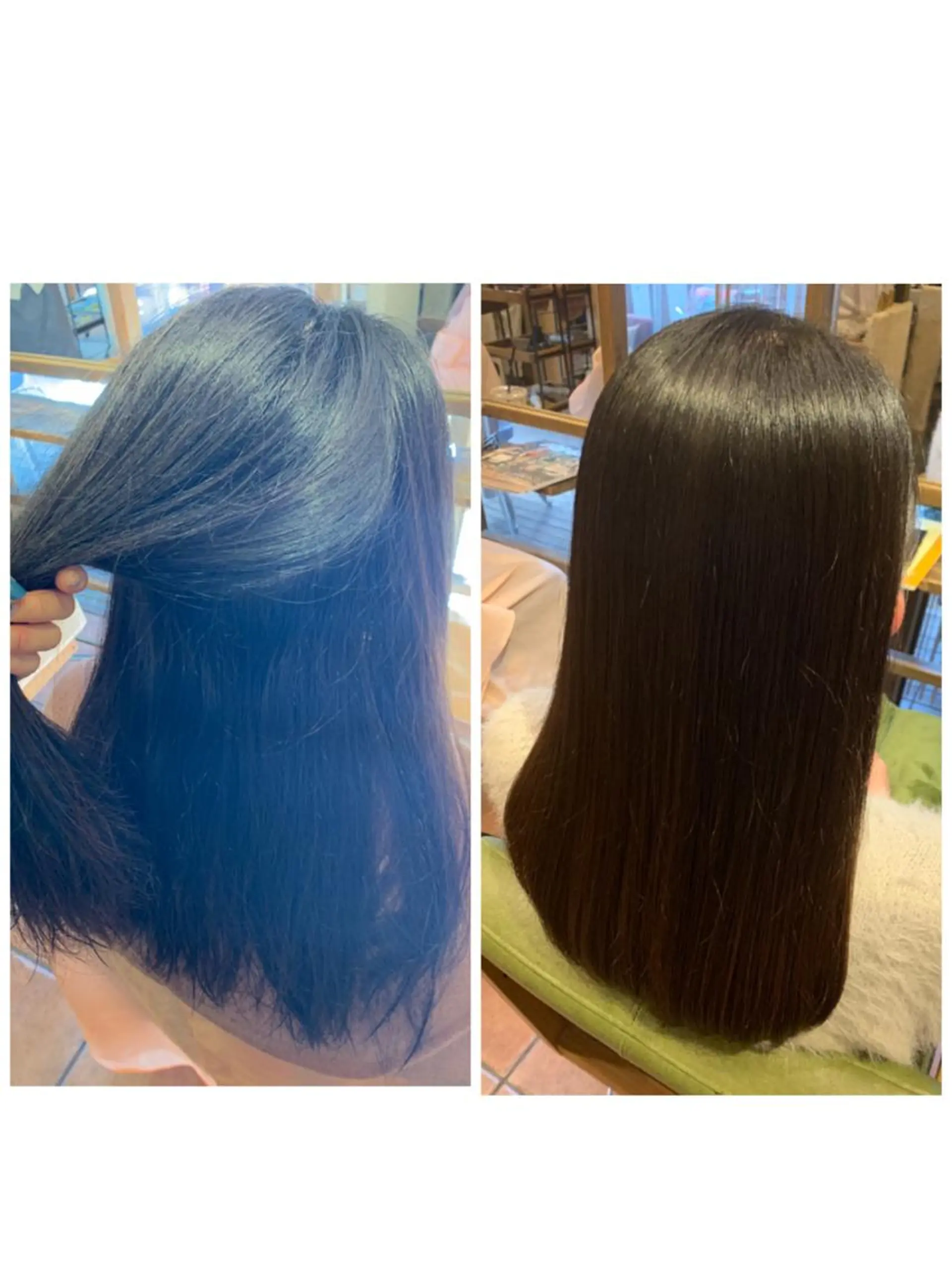 ロング カラー ハイトーンカラー 髪質改善 トリートメント 加茂 しのぶのヘアスタイル