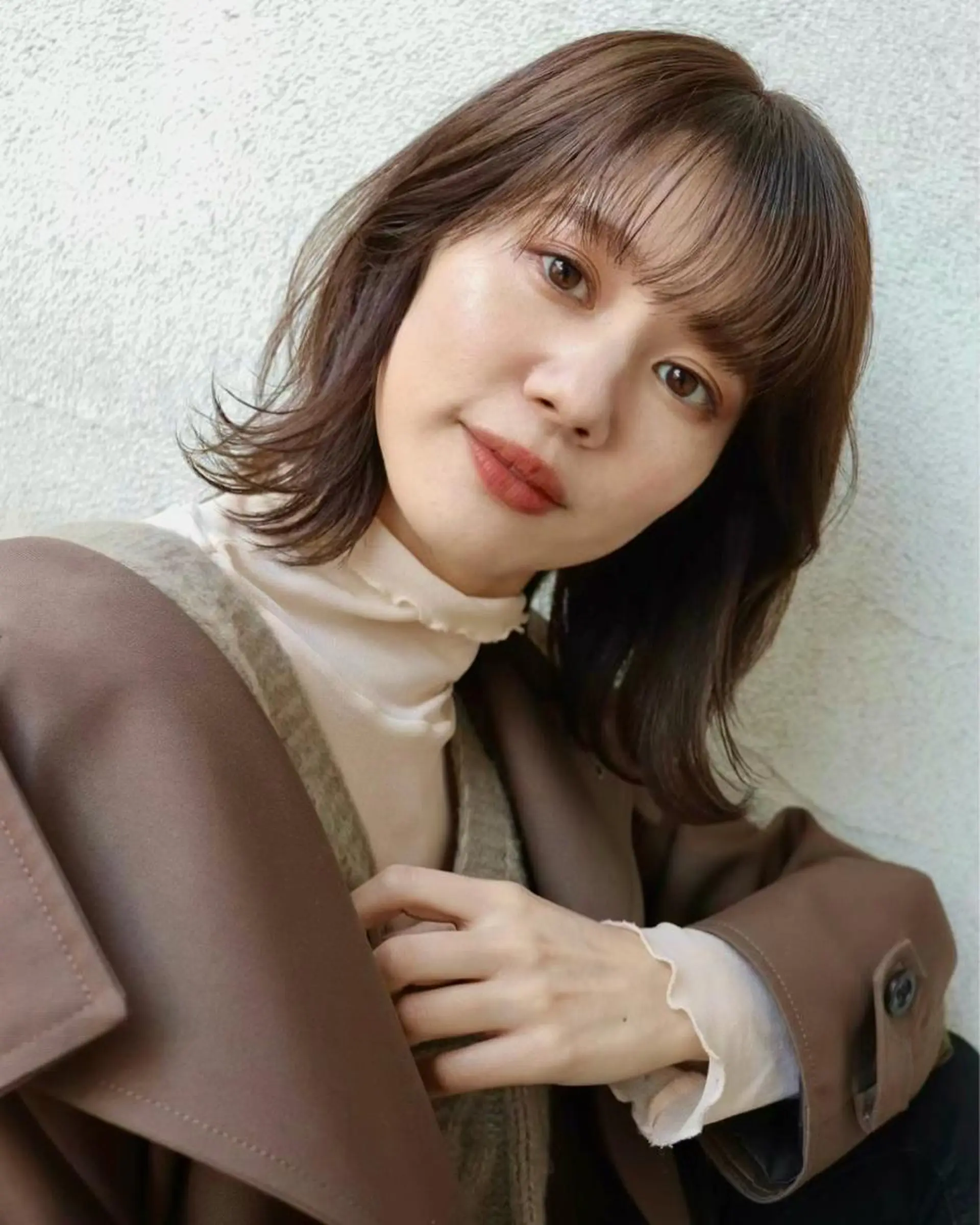 ミディアム カラー/レイヤー/ 髪質改善/PAAQのヘアスタイル