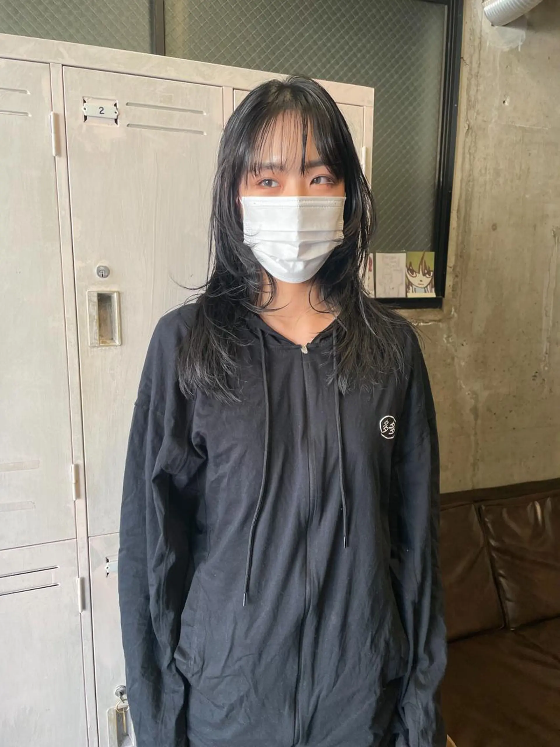 ロング パーマ パーマ/レイヤー 岩山丈一郎のヘアスタイル