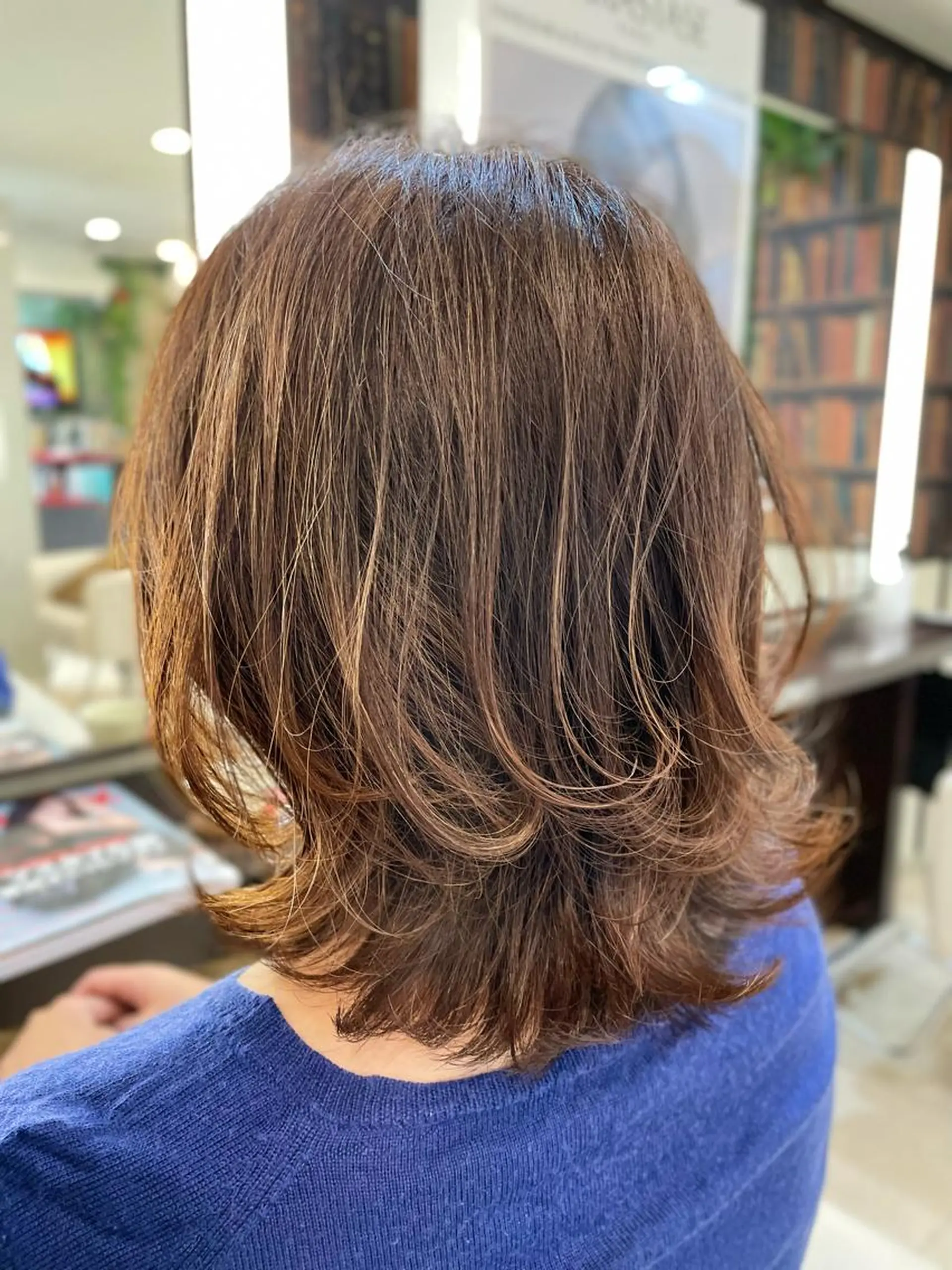 ミディアム カラー カット ヘアカラー トリートメント newline銀座所属・👑銀座ショート/ 絶壁補正/金子涼👑のヘアスタイル