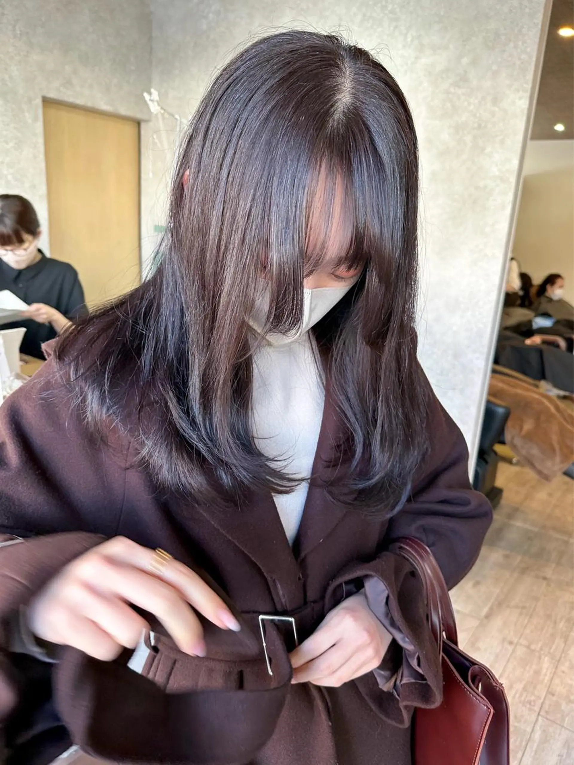 セミロング カラー レイヤー/高橋 みく /池下/千種のヘアスタイル