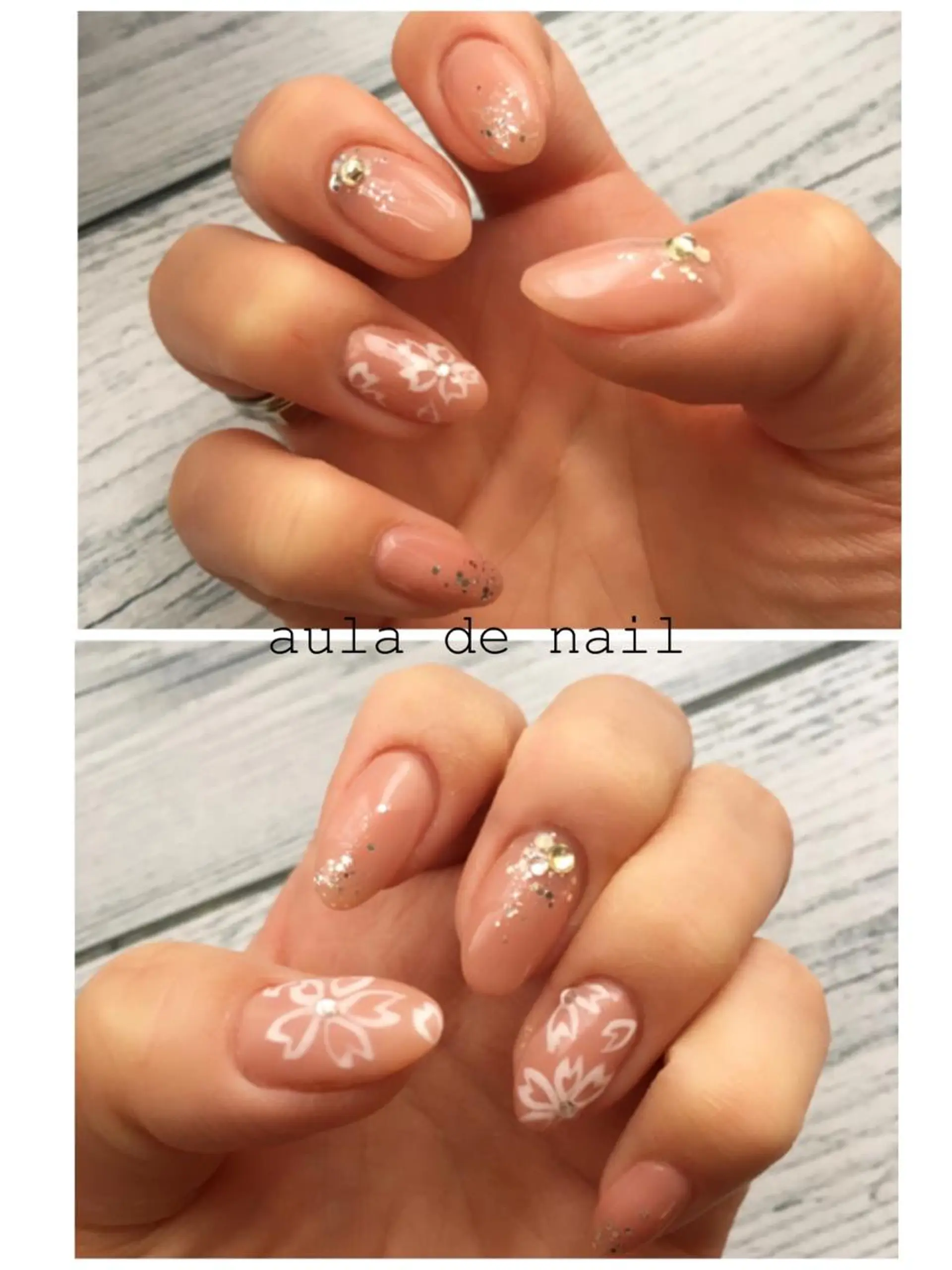 ネイル 桜ネイル auladenail アウラデネイルのネイルデザイン
