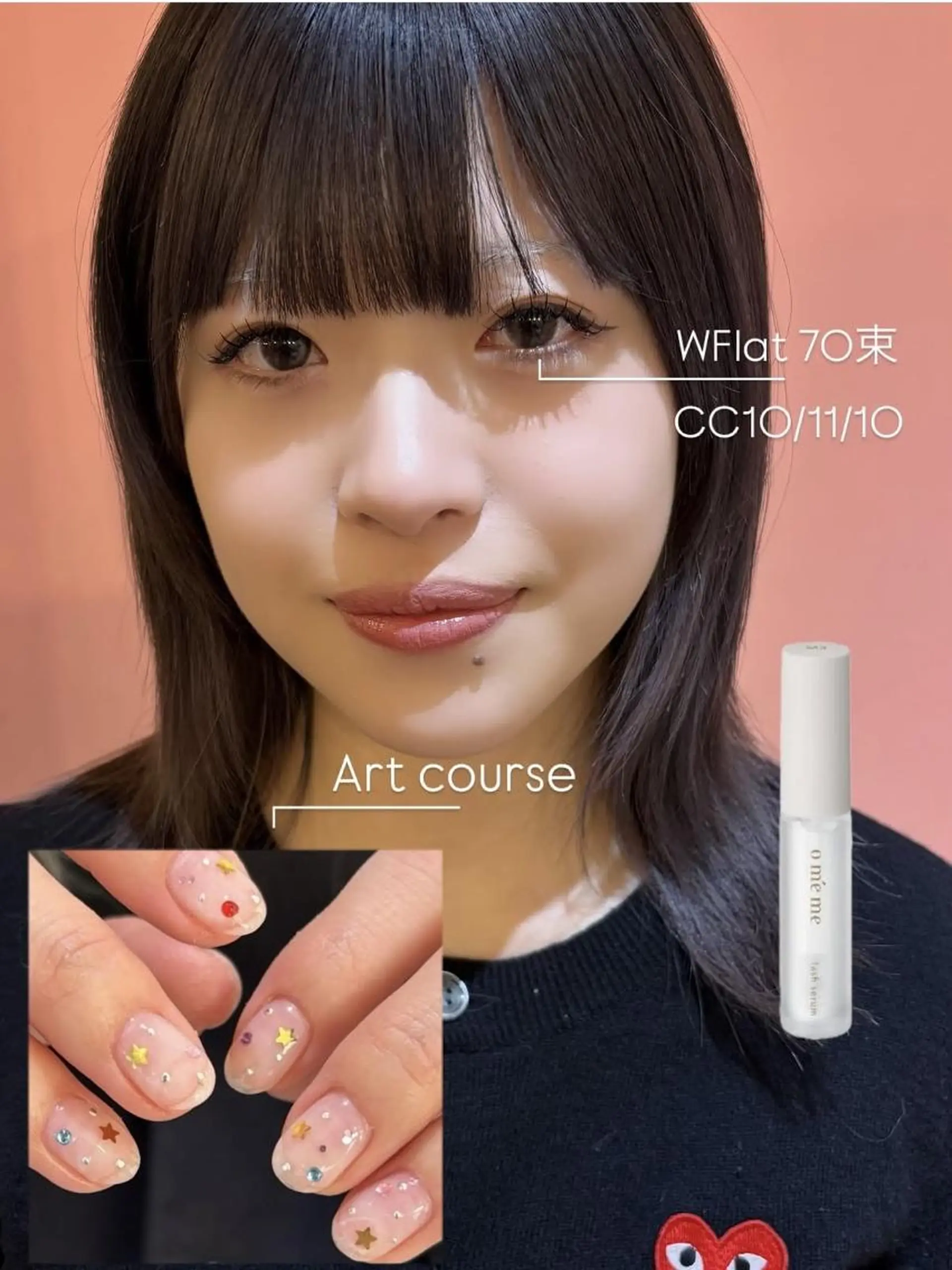 マツエク・マツパ 束感まつ毛 ナチュラル 〖AIMA〗Yuka (ユウカ/優香)の眉毛・アイブロウイメージ