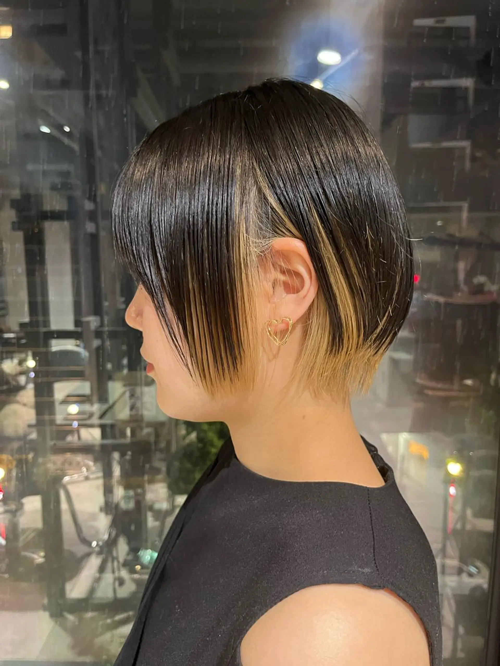 ショート カラー うる艶カラー/恵比寿 ベージュ/丸山陽平のヘアスタイル