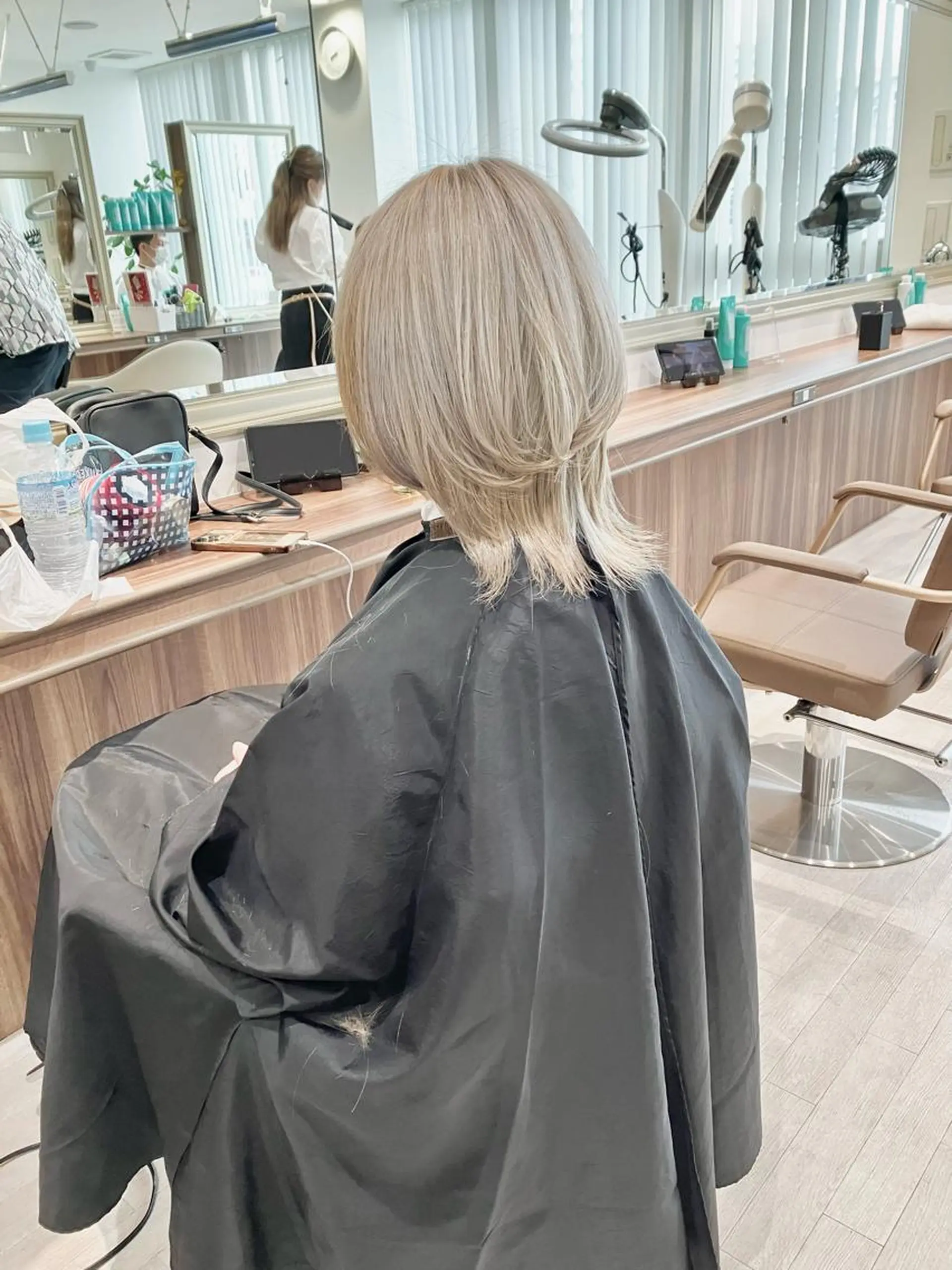 セミロング カラー ヘアカラー Miyavi/カラー ショートボブのヘアスタイル