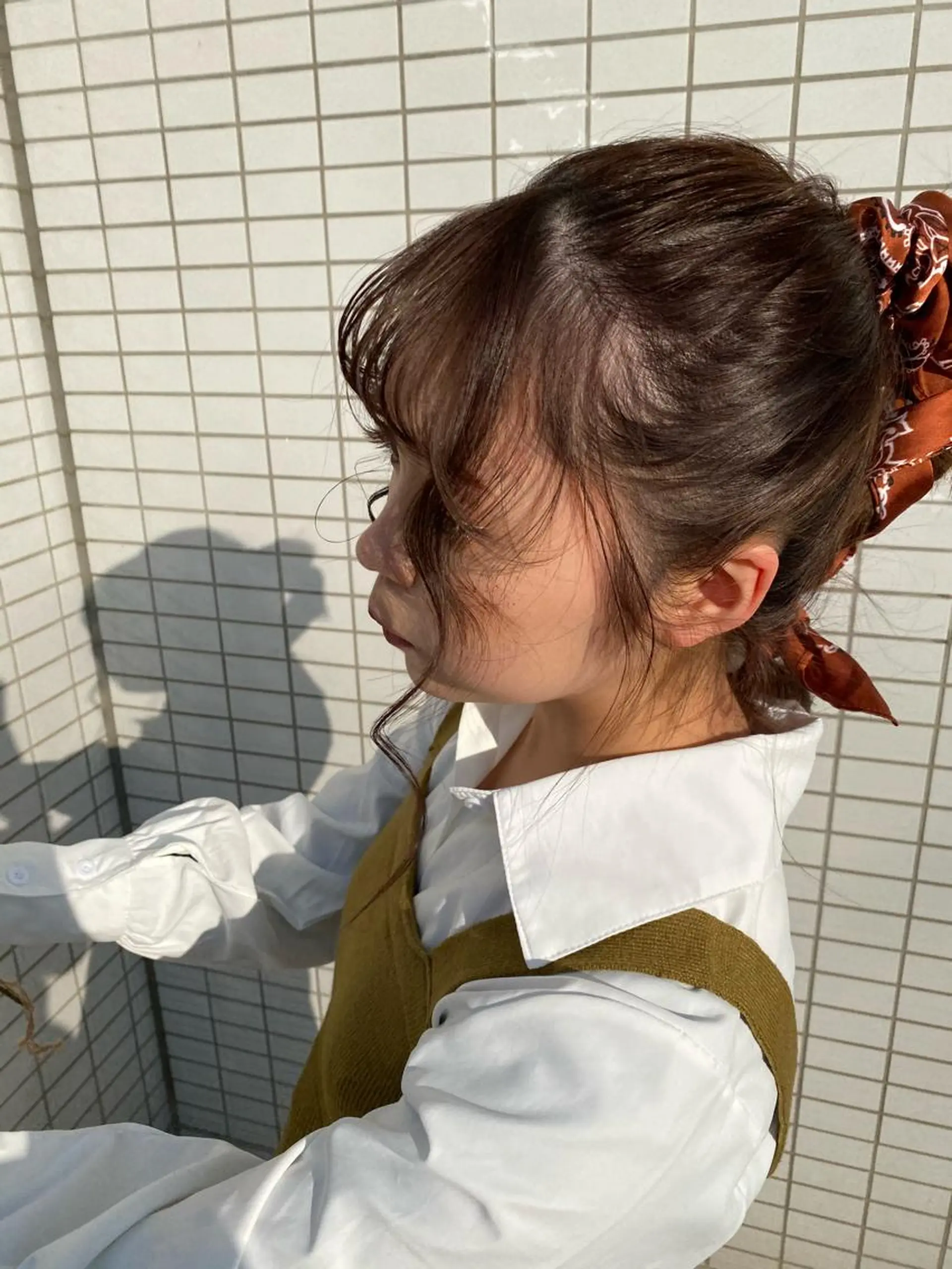 セミロング カラー ヘアアレンジ メンズ 似合わせ🌿 AYAKAのヘアスタイル