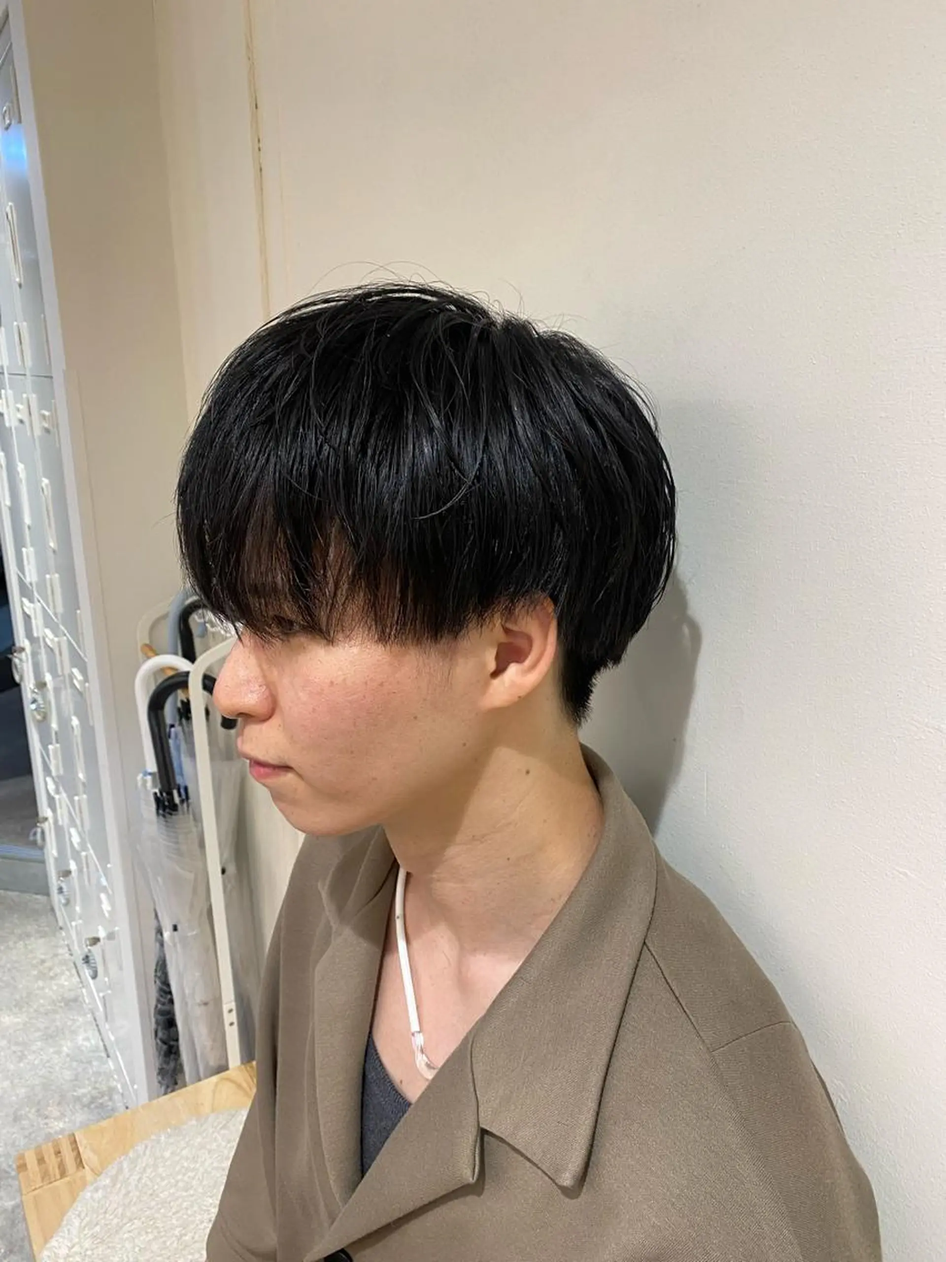 ショート メンズ マッシュ レイヤーカット ボブ /ニュアンス/ satomi🧸💖のヘアスタイル