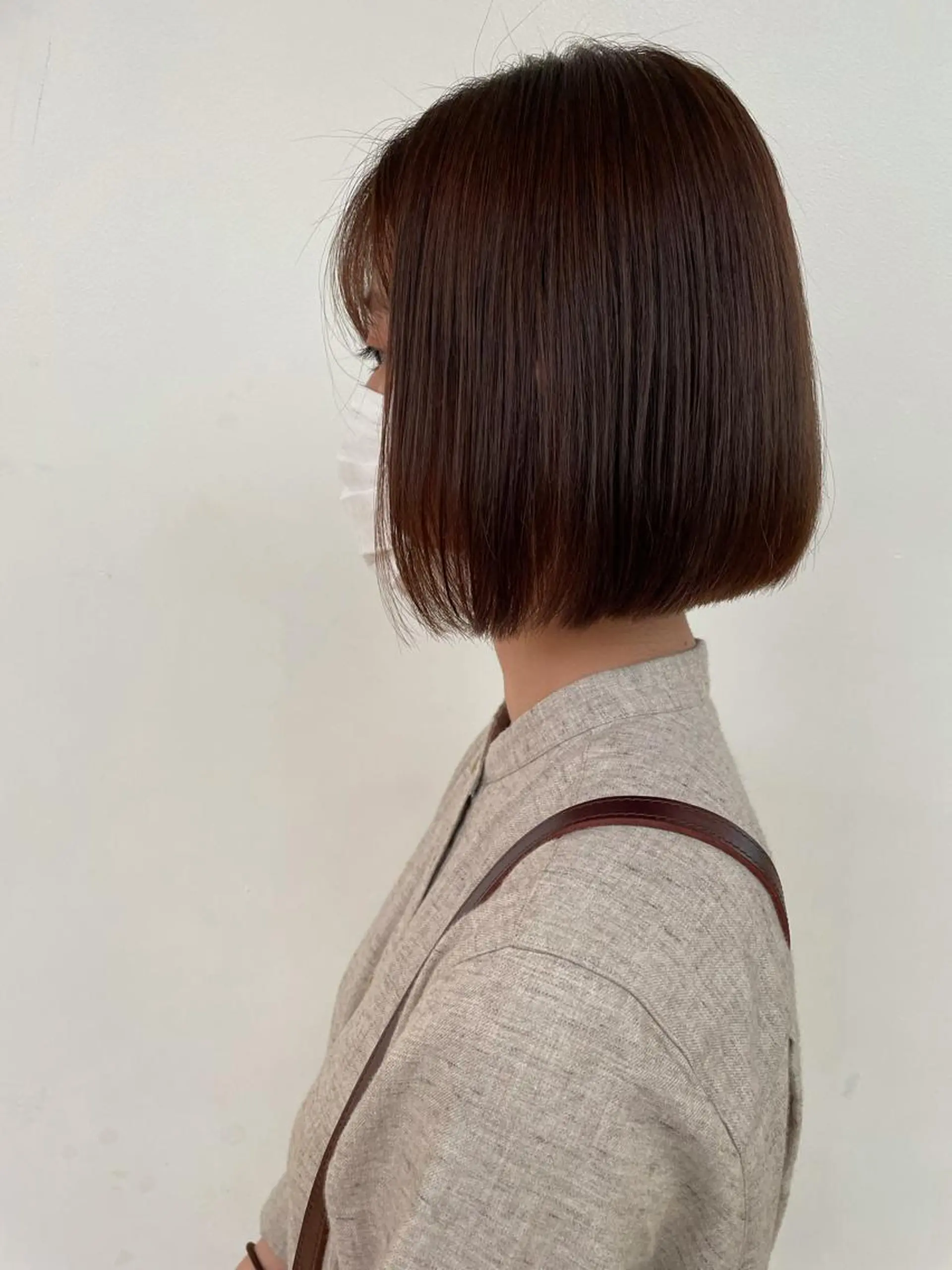 ショート パーマ 艶カラー🌙縮毛矯正 /ボブ【Reina】のヘアスタイル