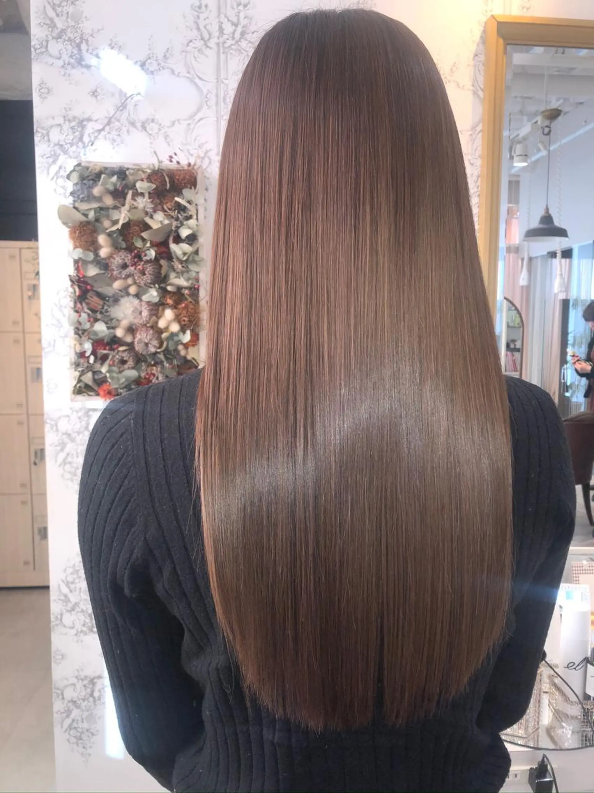 ロング パーマ 縮毛矯正 カット 縮毛矯正 トリートメント GIEN TERRASE所属・小濱 ありすのヘアスタイル